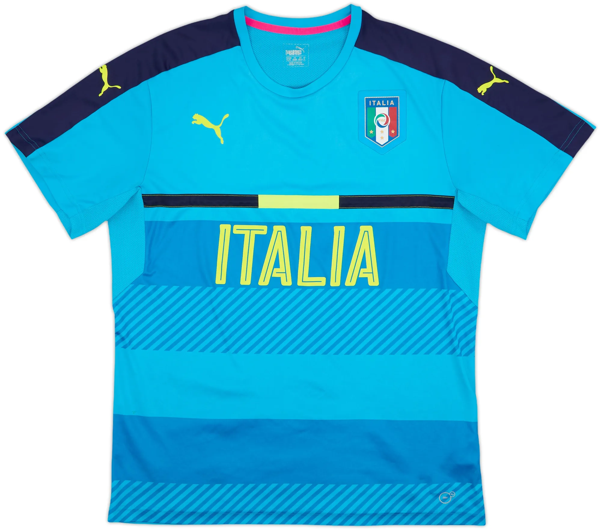 Puma Italy Mens SS Home Shirt 2016