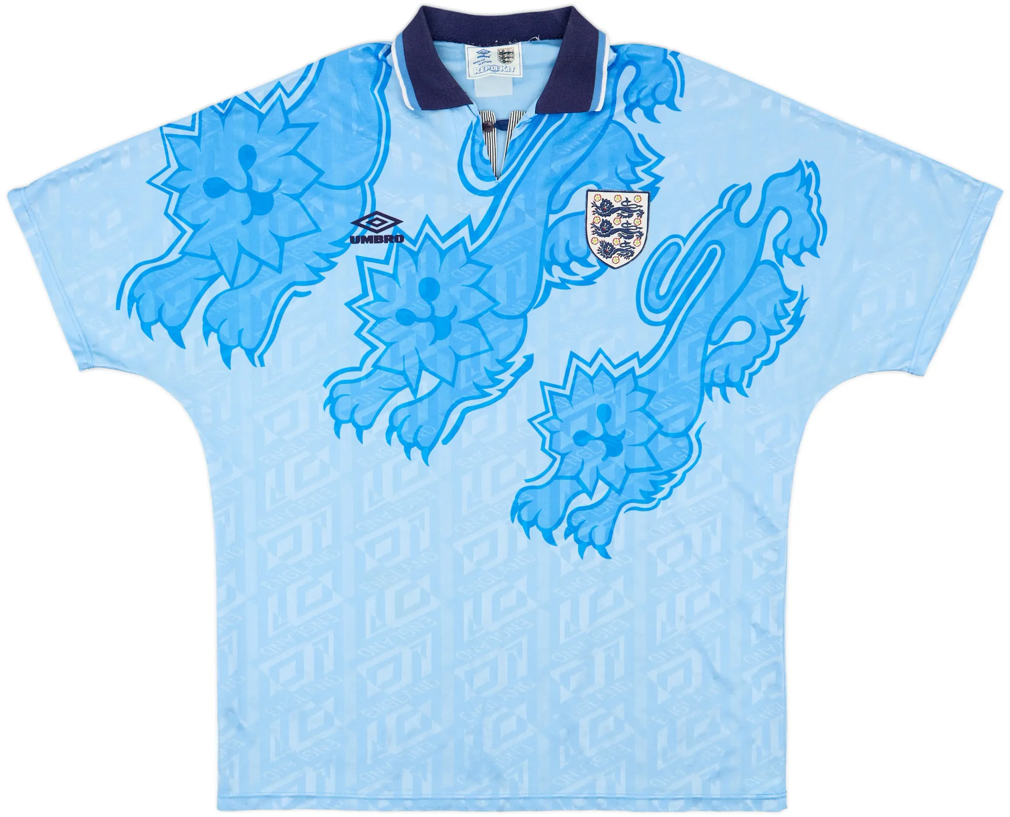 Umbro England Mens SS Third Shirt 1992