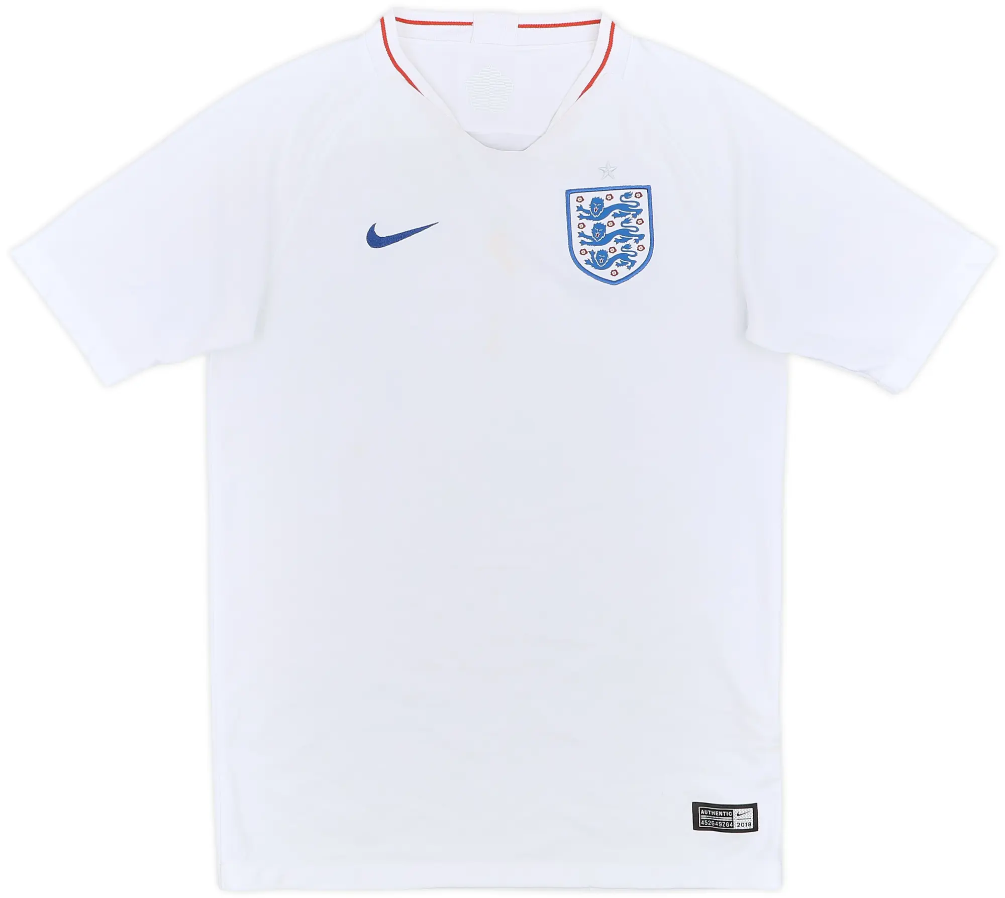 Nike England Boys SS Home Shirt 2018
