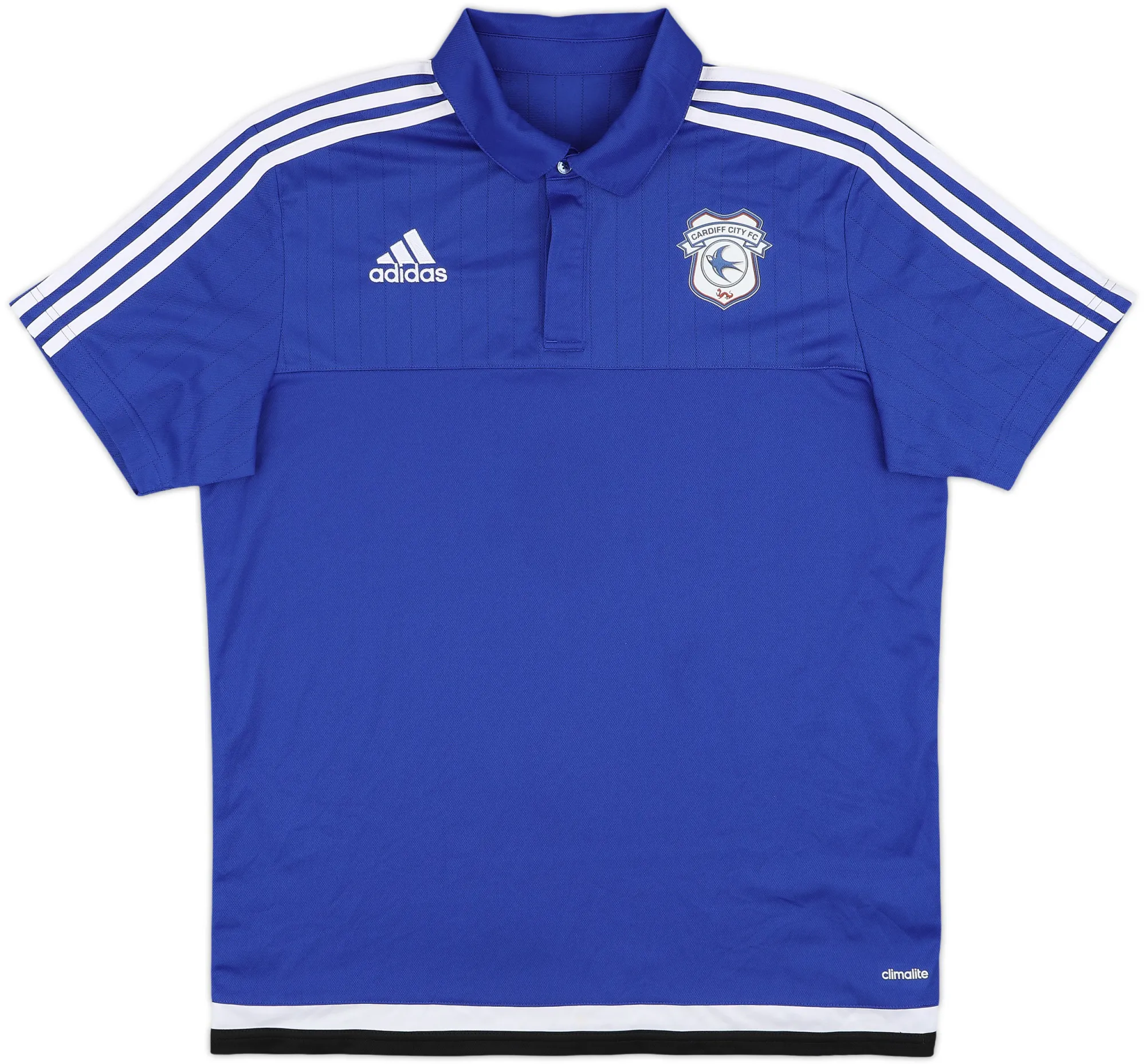 adidas Cardiff City Mens SS Home Shirt 2015/16