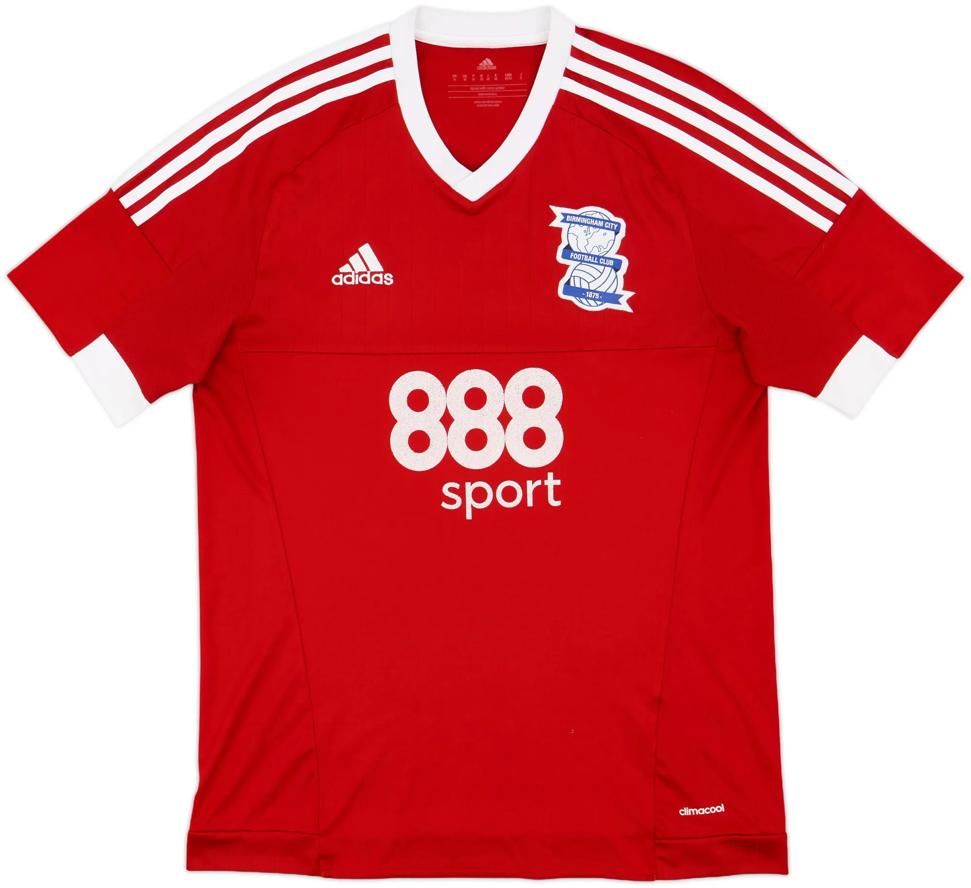 adidas Birmingham City Mens SS Away Shirt 2016/17