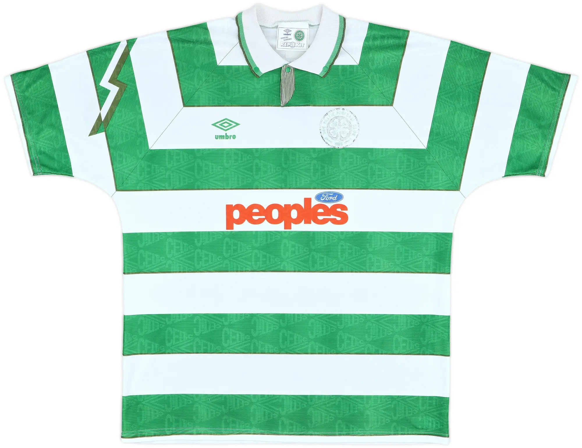 Umbro Celtic Mens SS Home Shirt 1991/92