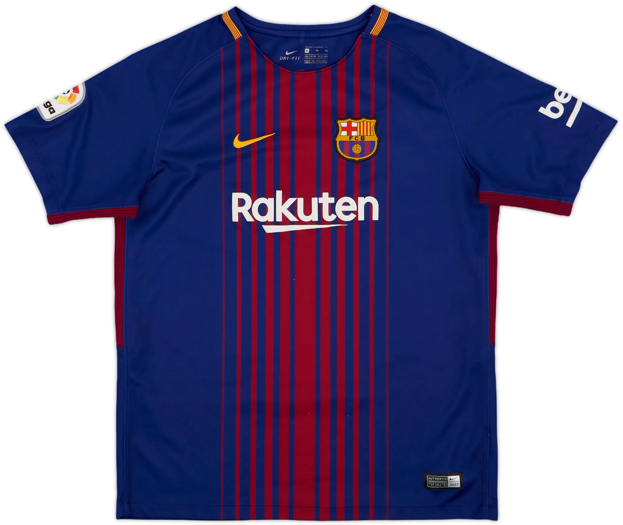 Nike Barcelona Boys SS Home Shirt 2017/18