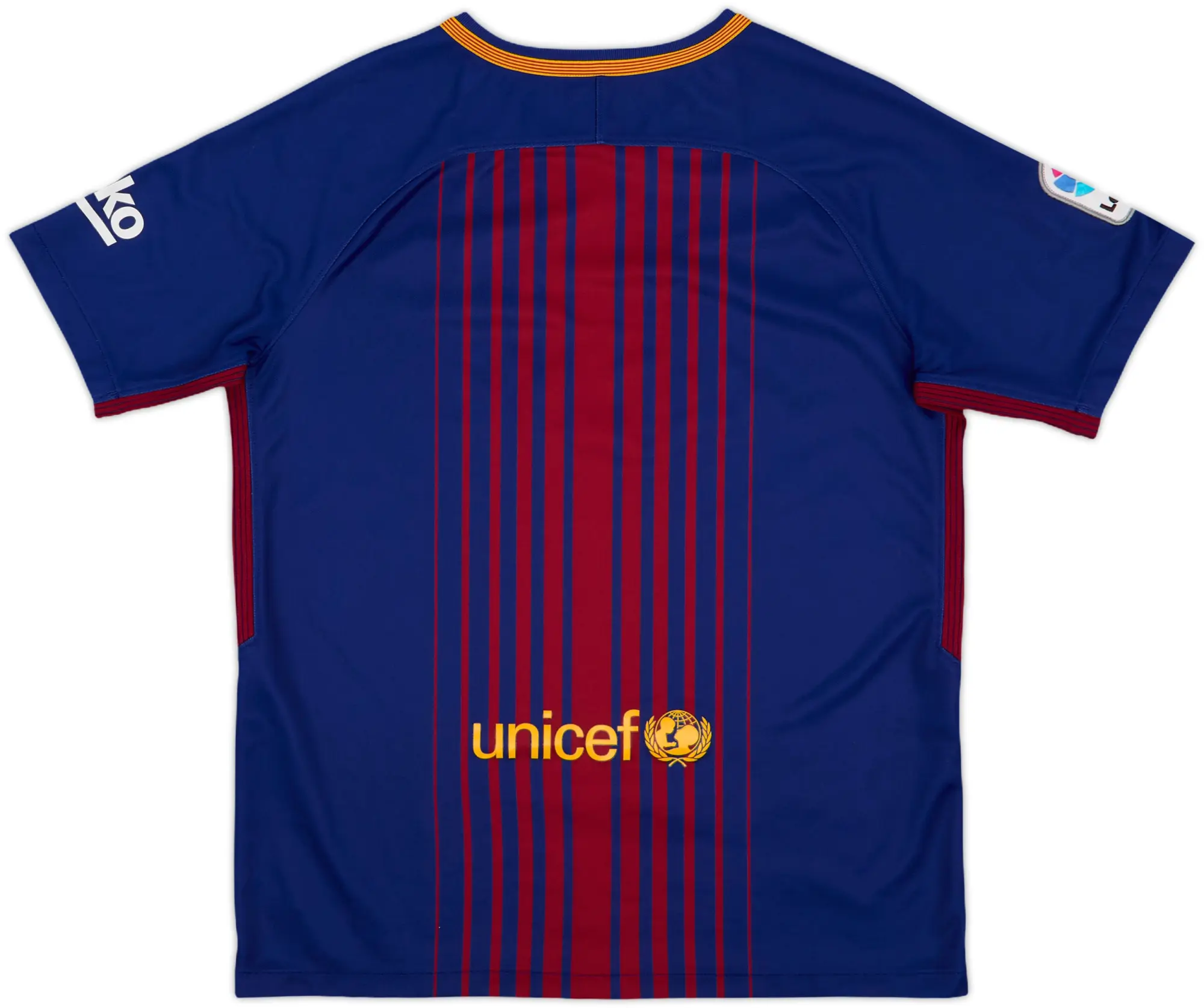 Nike Barcelona Boys SS Home Shirt 2017/18