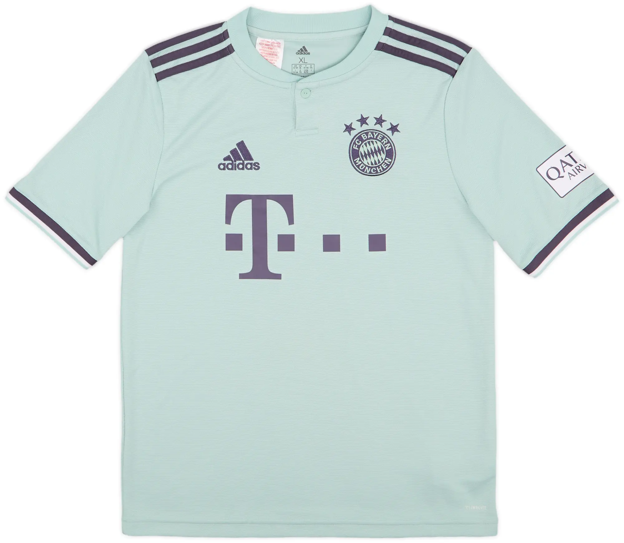 adidas Bayern Munich Boys SS Away Shirt 2018/19