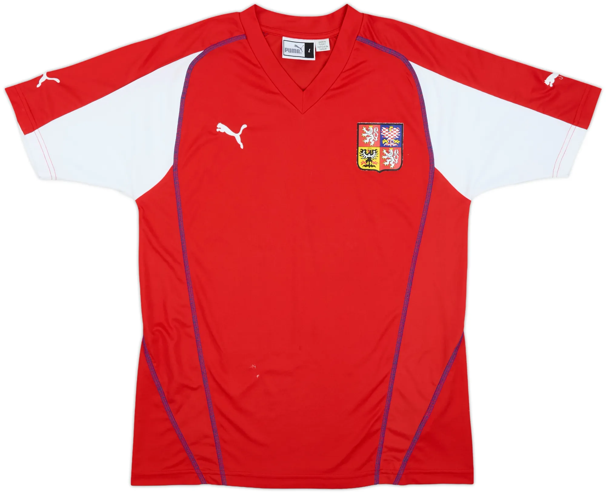 Puma Czech Republic Mens SS Home Shirt 2003