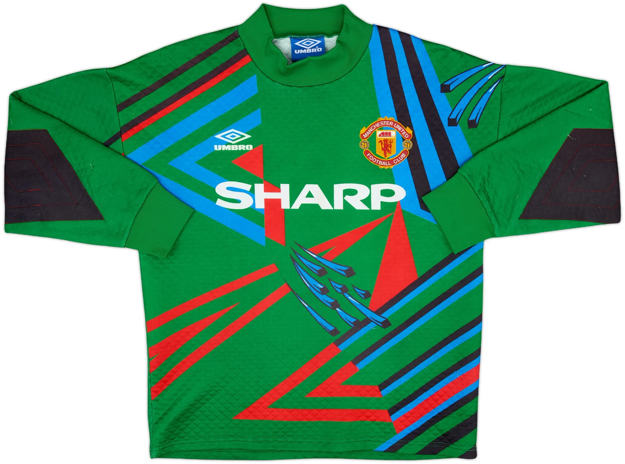 Umbro Manchester United Mens LS Goalkeeper Home Shirt 1992/93