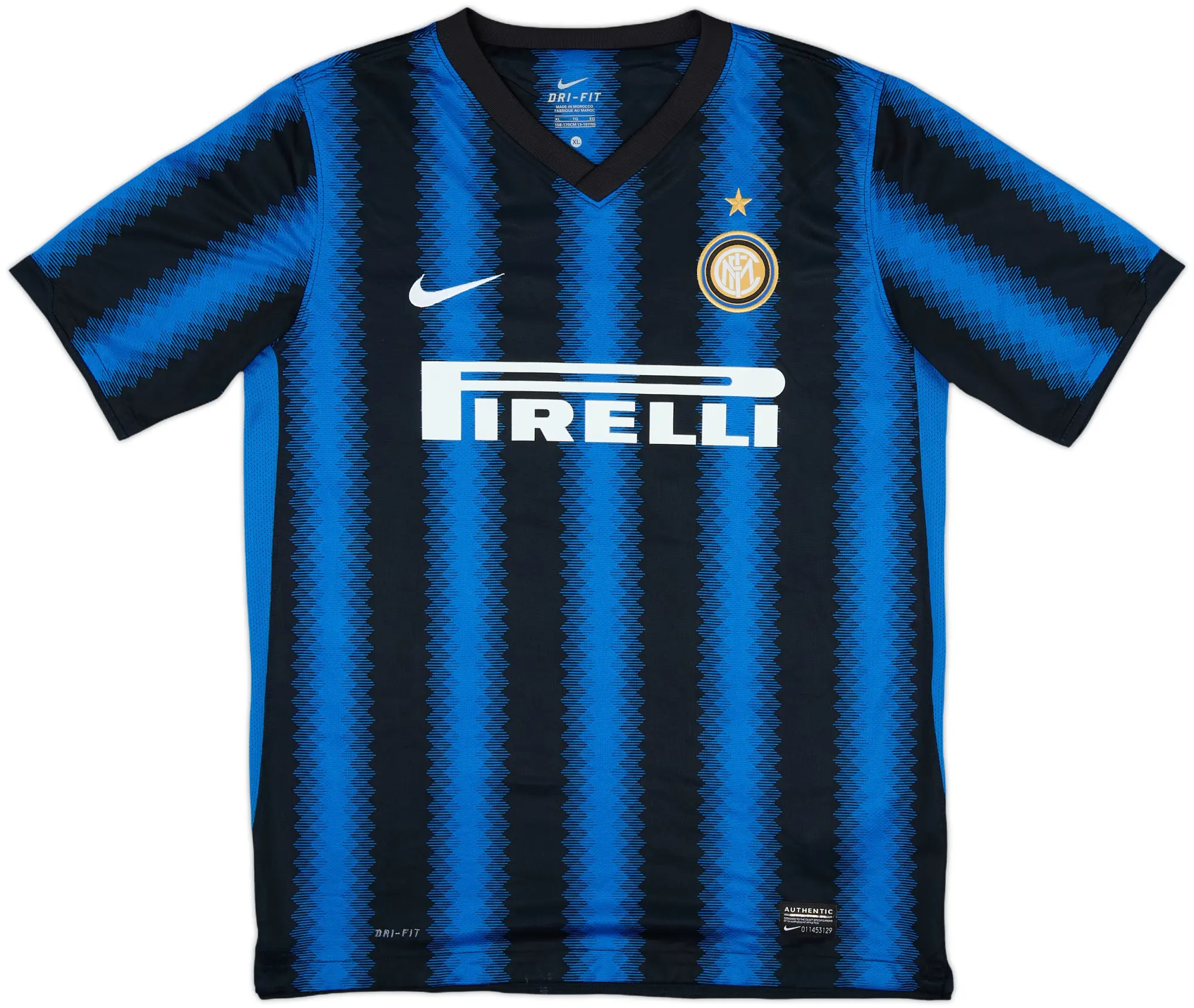 2010-11 Inter Milan Home Shirt - 8/10 - (XL.Boys)