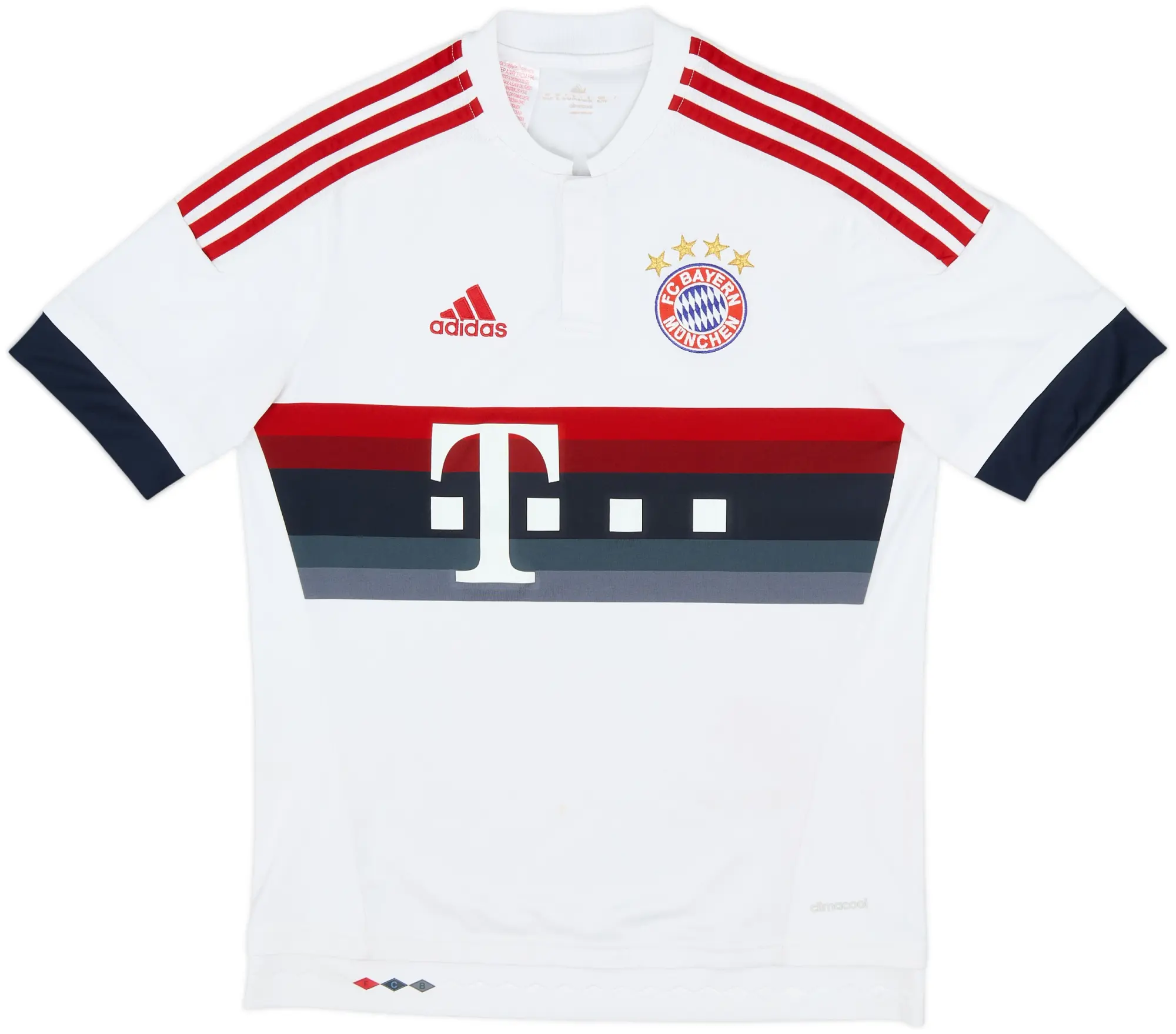 adidas Bayern Munich Boys SS Away Shirt 2015/16
