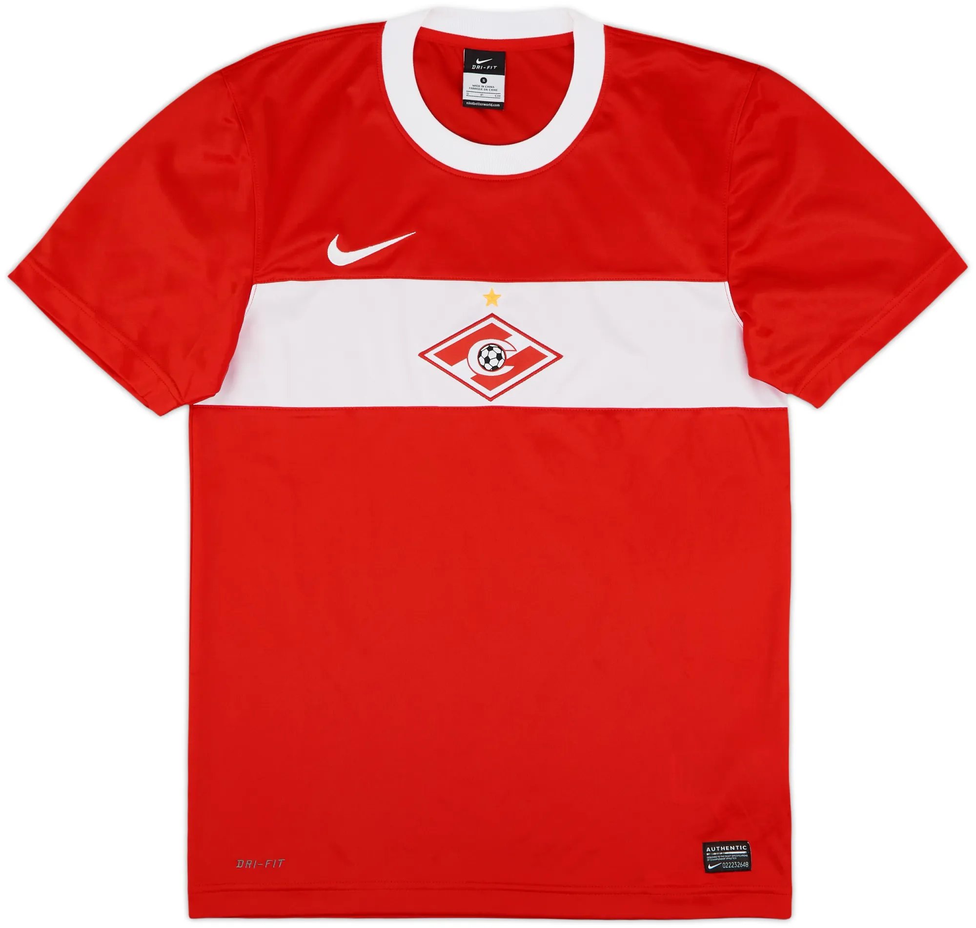 Nike Spartak Moscow Mens SS Home Shirt 2011/12