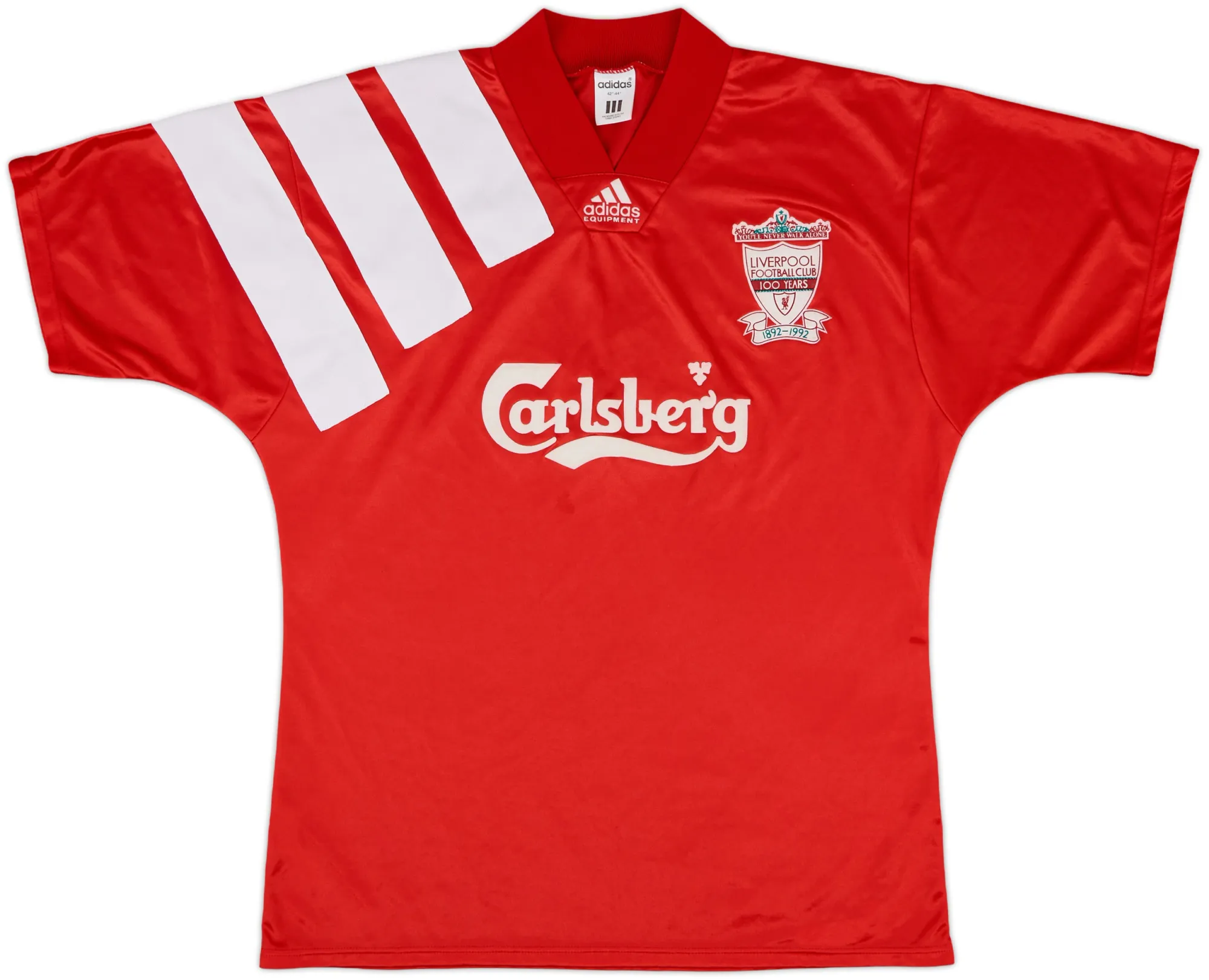 adidas Liverpool Mens SS Home Shirt 1992/93