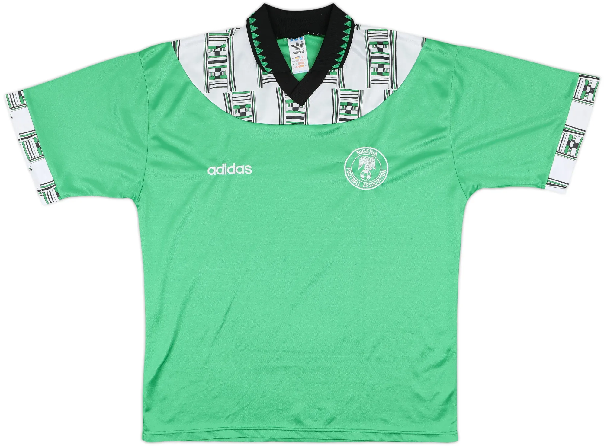 adidas Nigeria Mens SS Home Shirt 1994