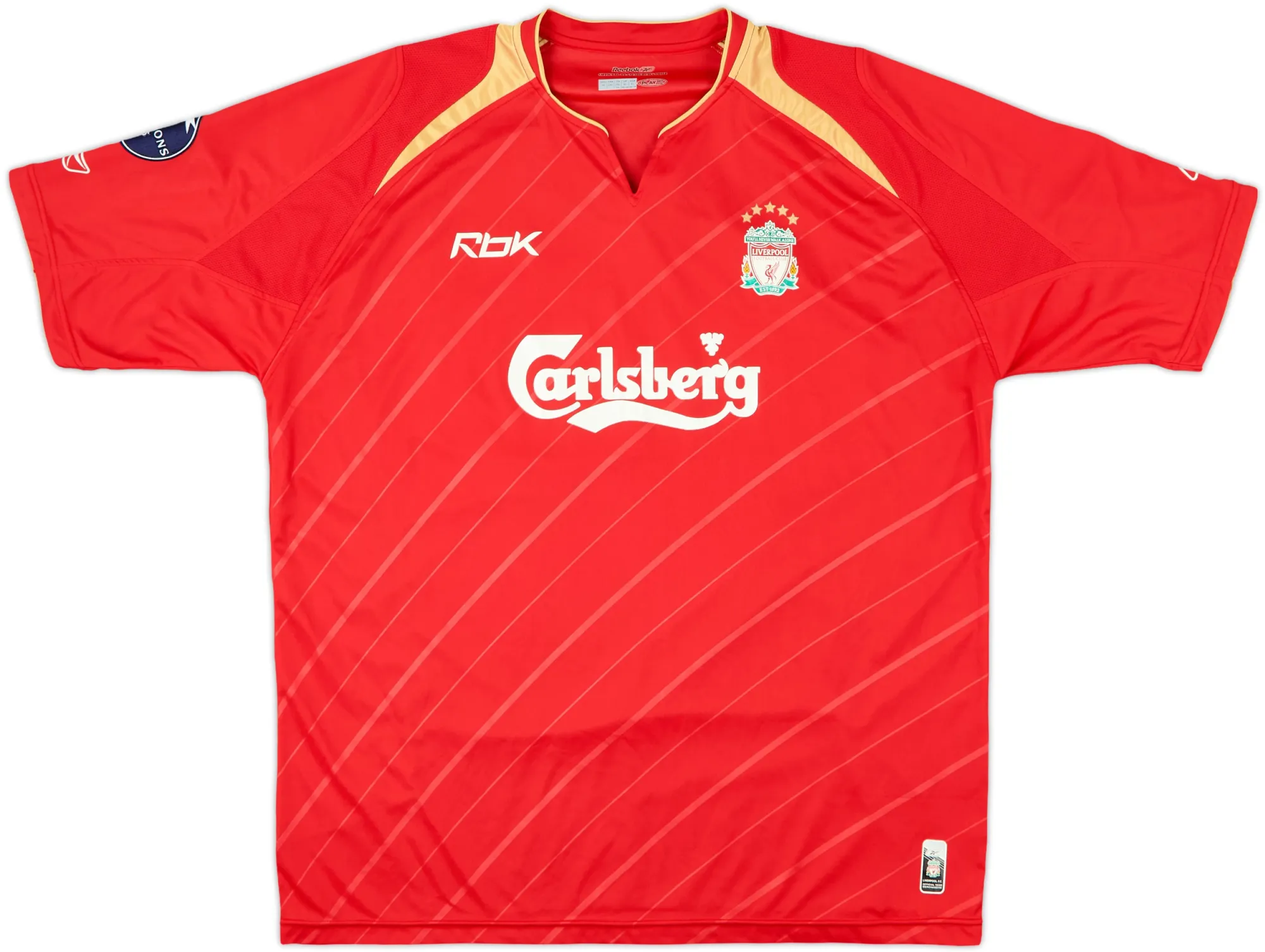 Reebok Liverpool Mens SS Home Shirt 2005/06
