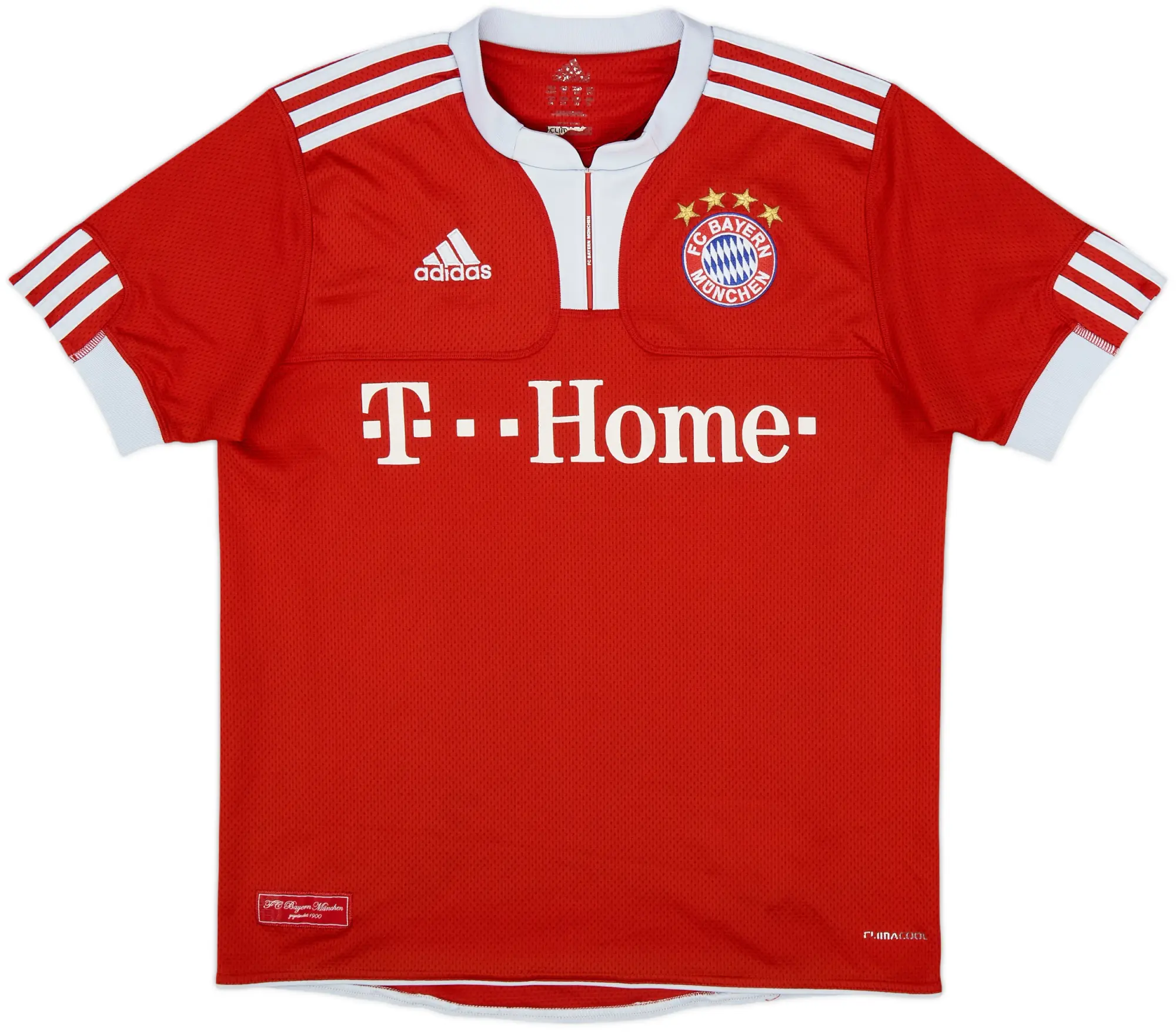 adidas Bayern Munich Boys SS Home Shirt 2009/10