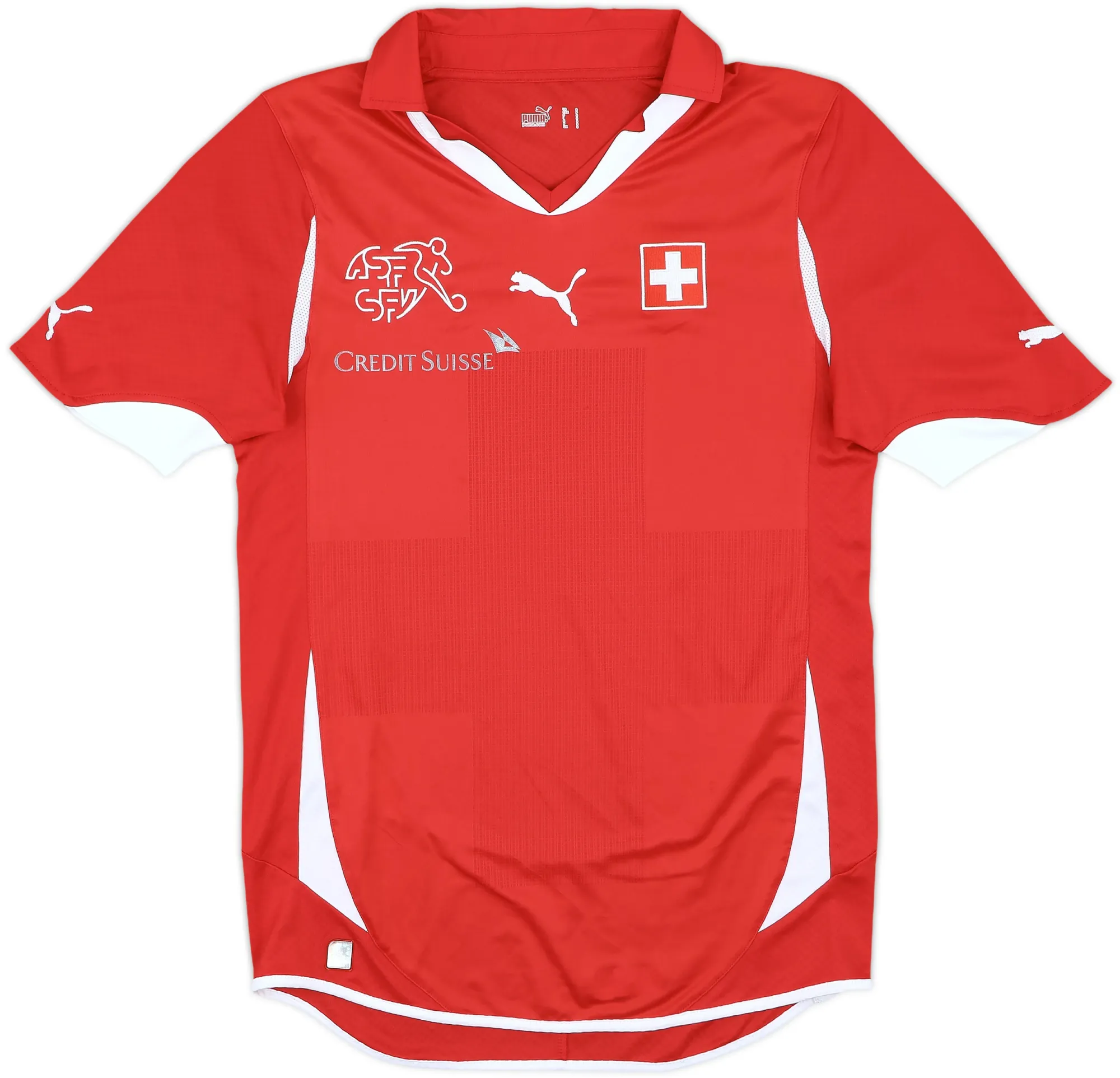 Puma Switzerland Mens SS Home Shirt 2010
