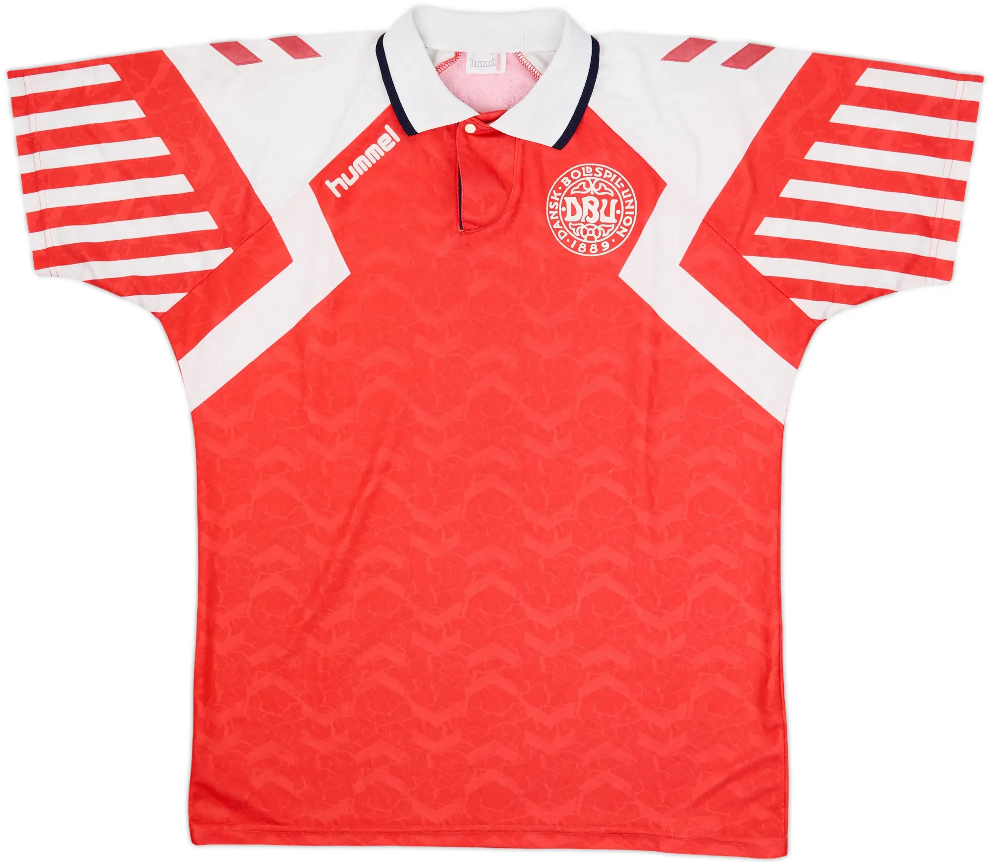 Hummel Denmark Mens SS Home Shirt 1992