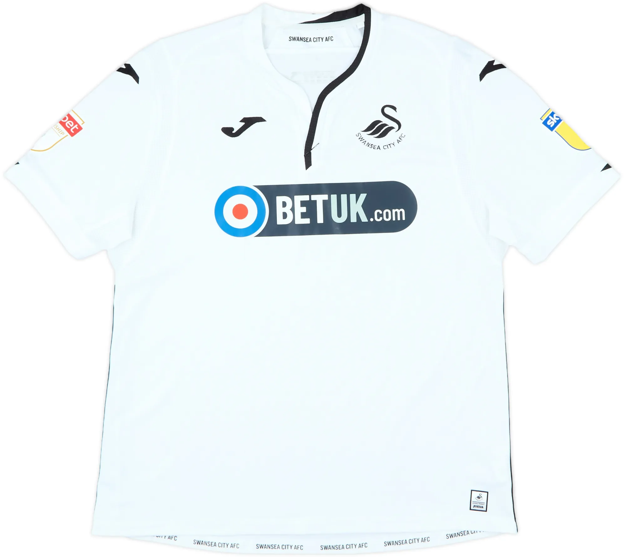 Joma Swansea City Mens SS Home Shirt 2018/19