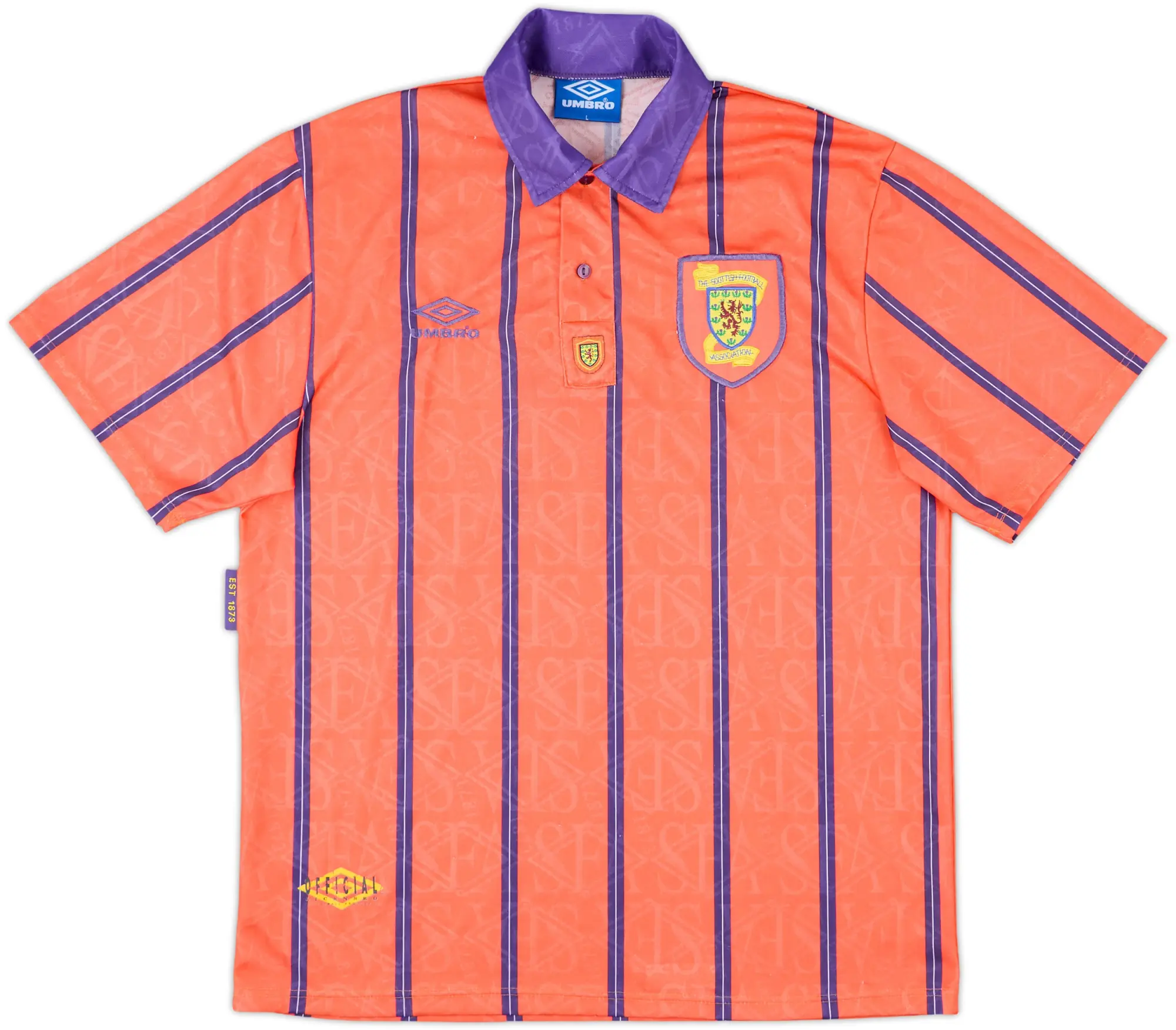Umbro Scotland Mens SS Away Shirt 1993