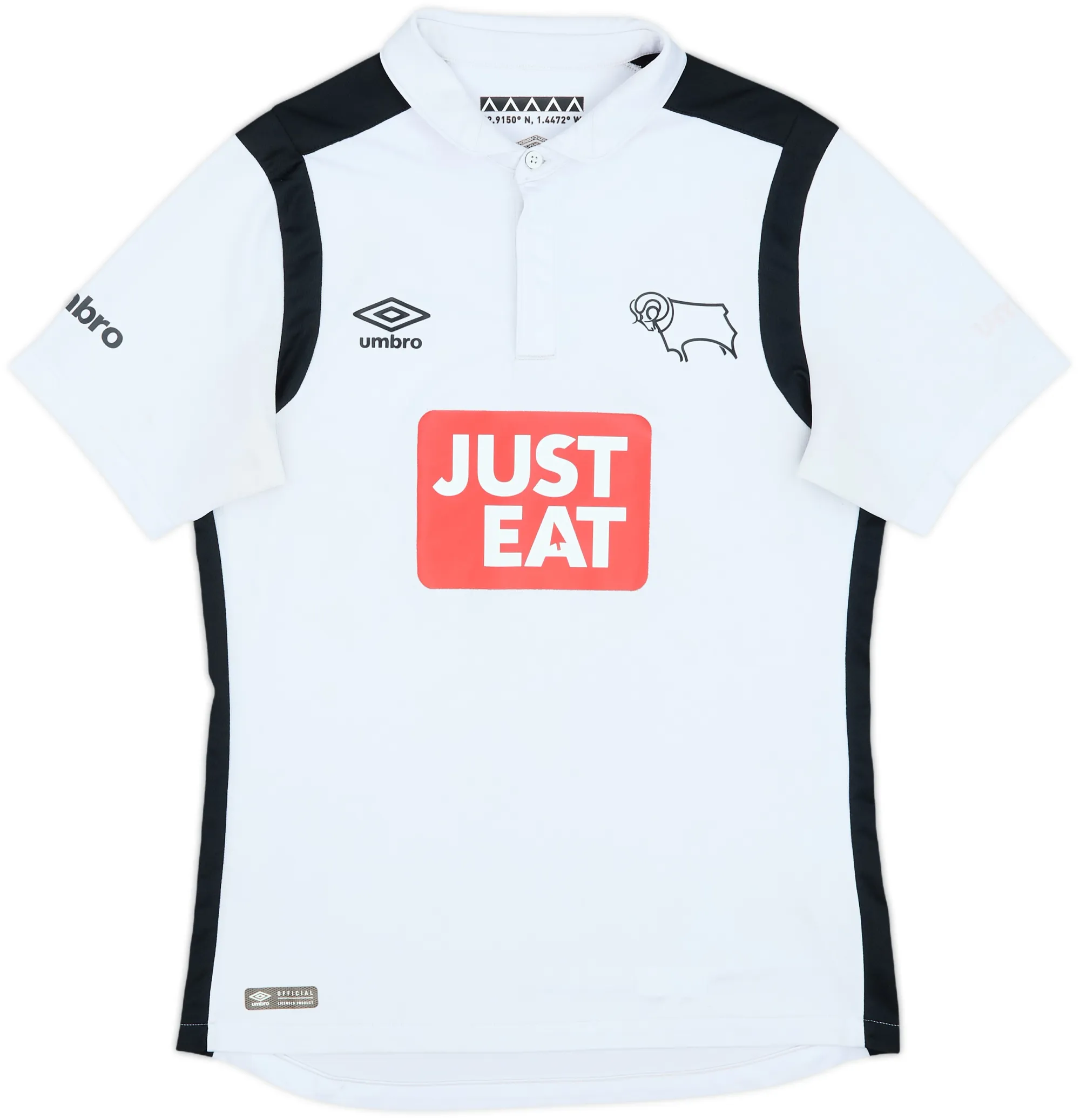 Umbro Derby County Mens SS Home Shirt 2016/17