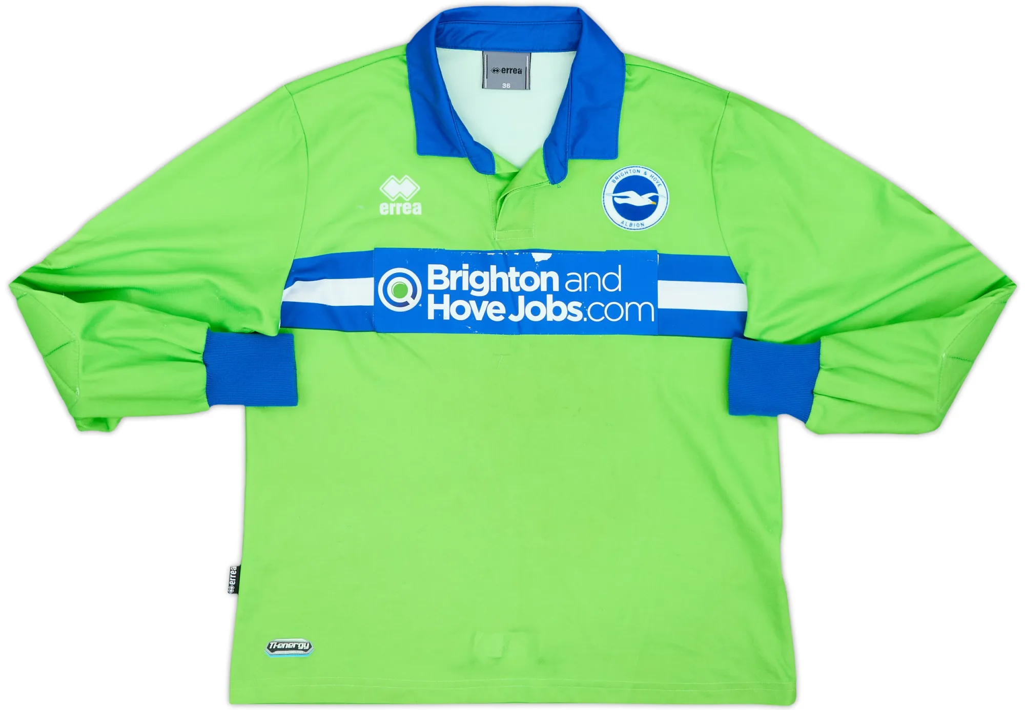 Errea Brighton & Hove Albion Boys LS Goalkeeper Home Shirt 2011/13