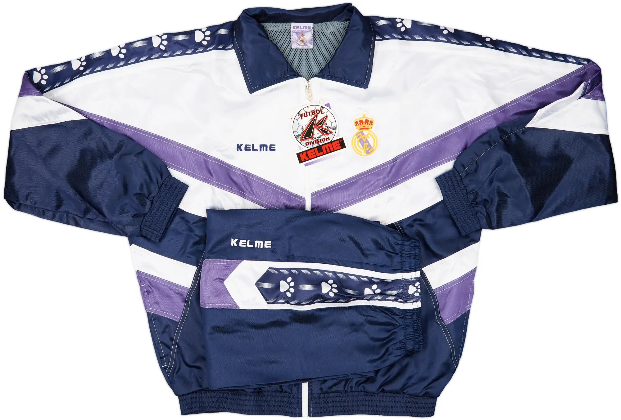 1996-97 Real Madrid Special Edition Kelme Full Tracksuit (XL)