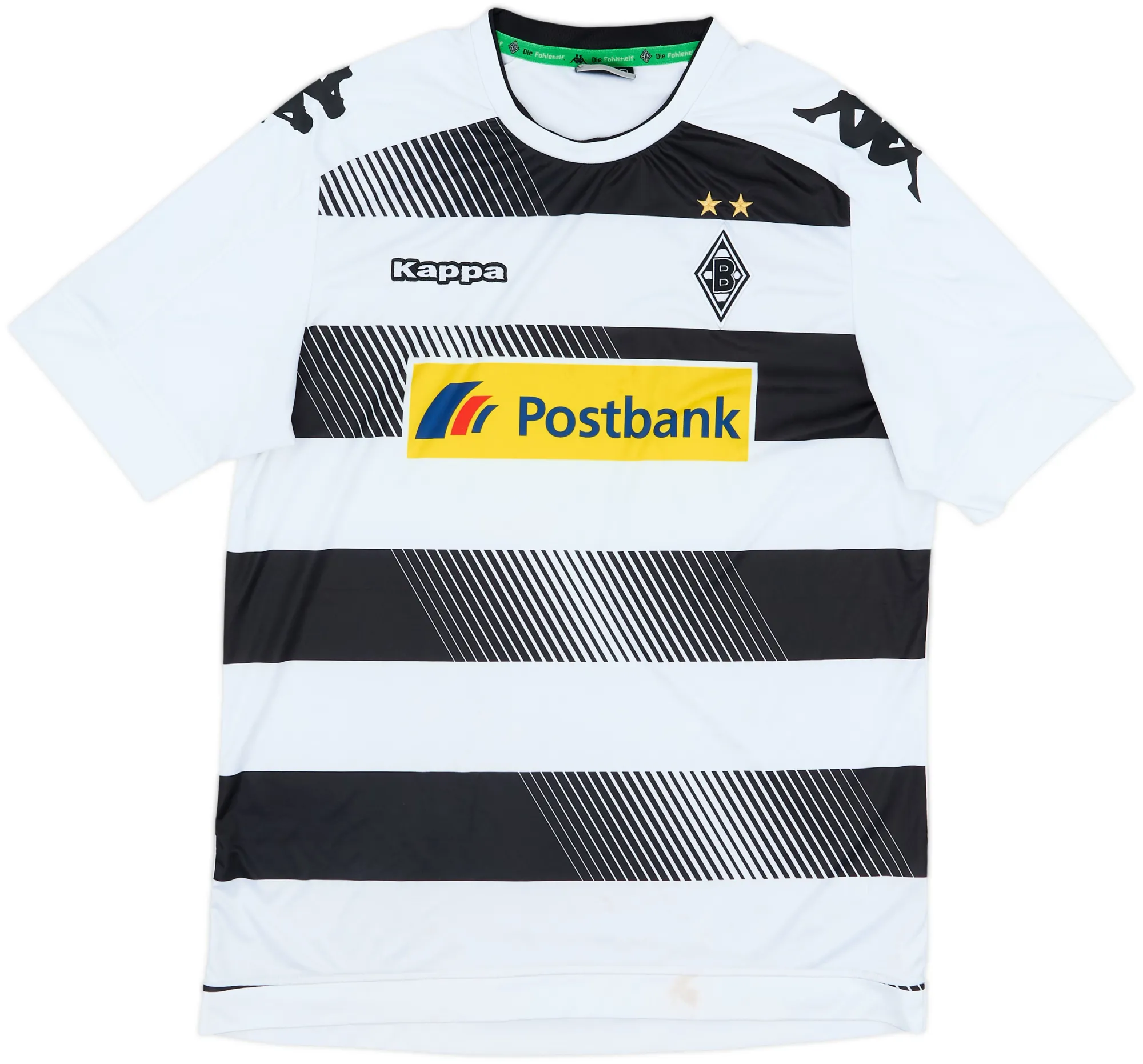 Kappa Borussia Monchengladbach Mens SS Home Shirt 2016/17