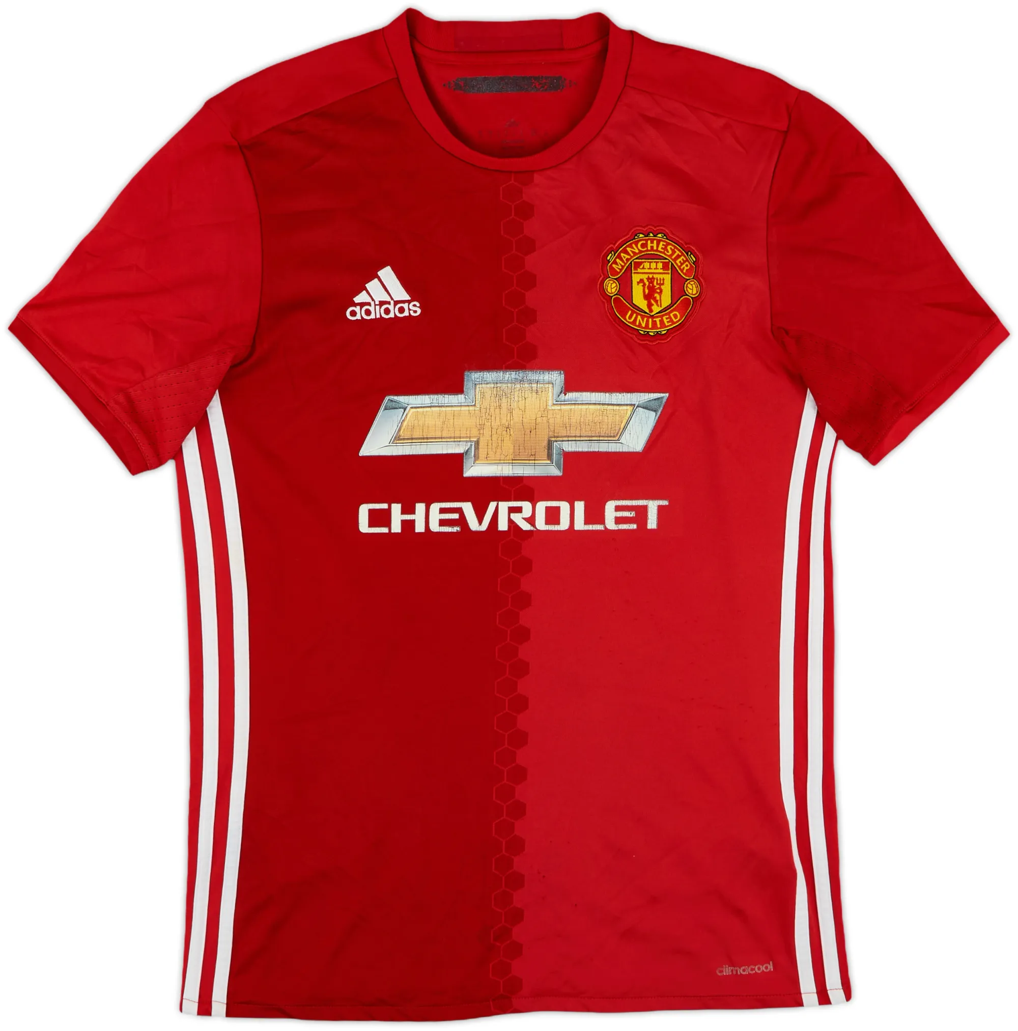 adidas Manchester United Mens SS Home Shirt 2016/17