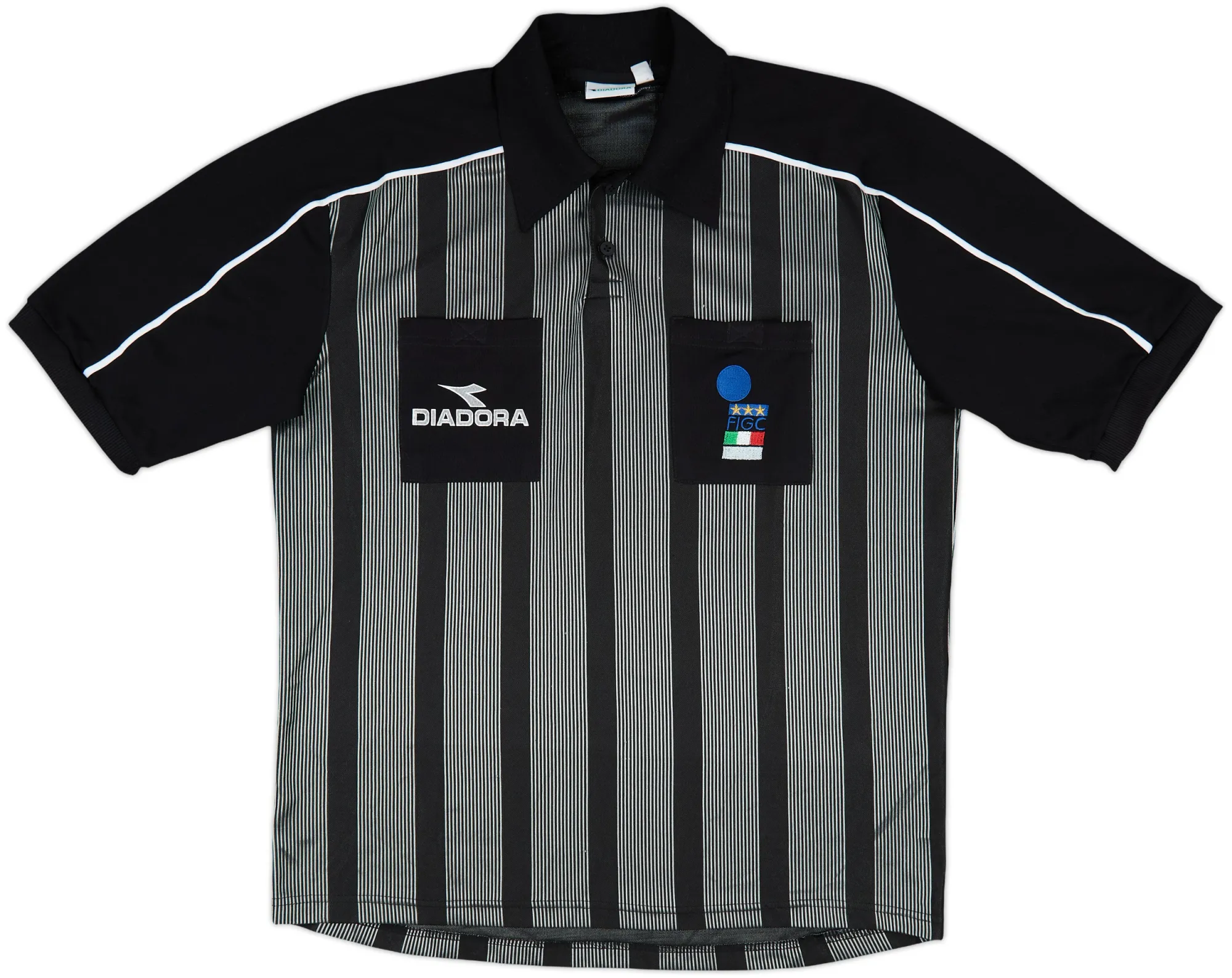 Diadora Italy Mens SS Home Shirt 1999