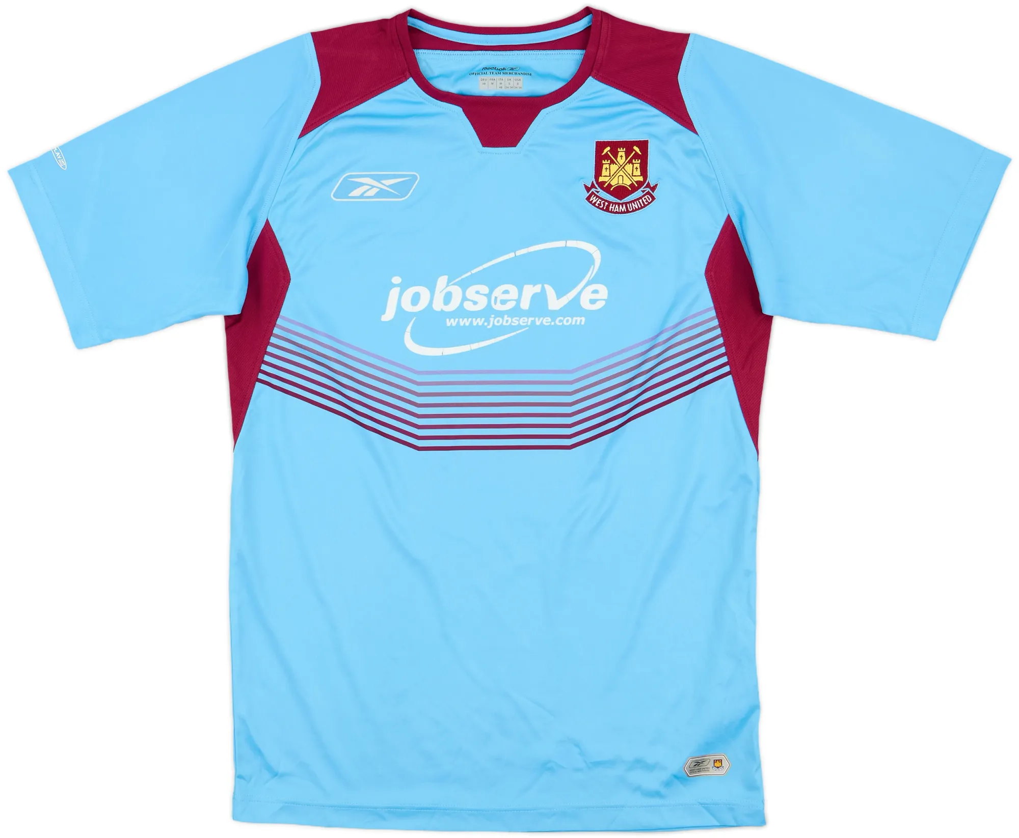 Reebok West Ham United Mens SS Away Shirt 2004/06