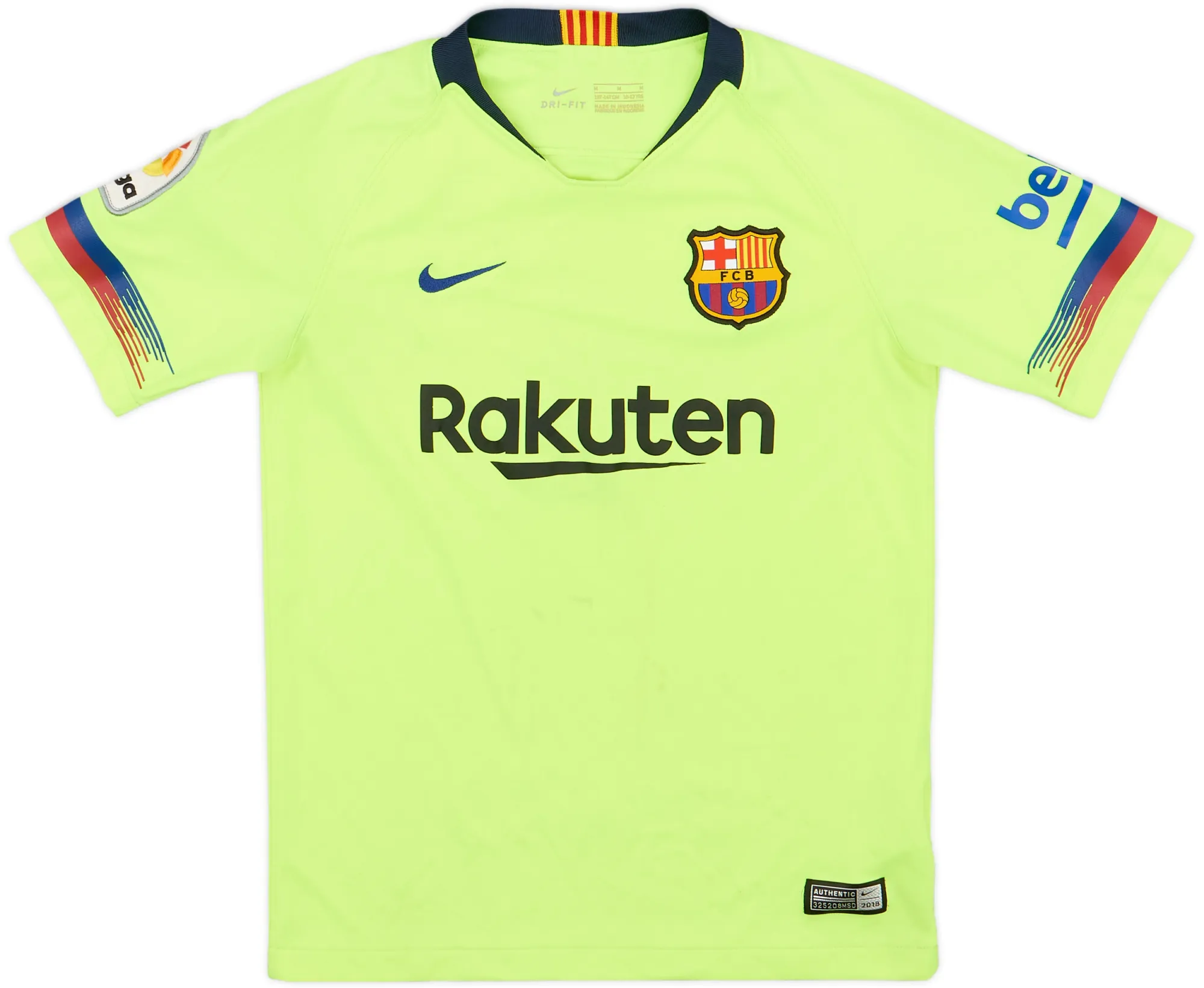 Nike Barcelona Boys SS Away Shirt 2018/19