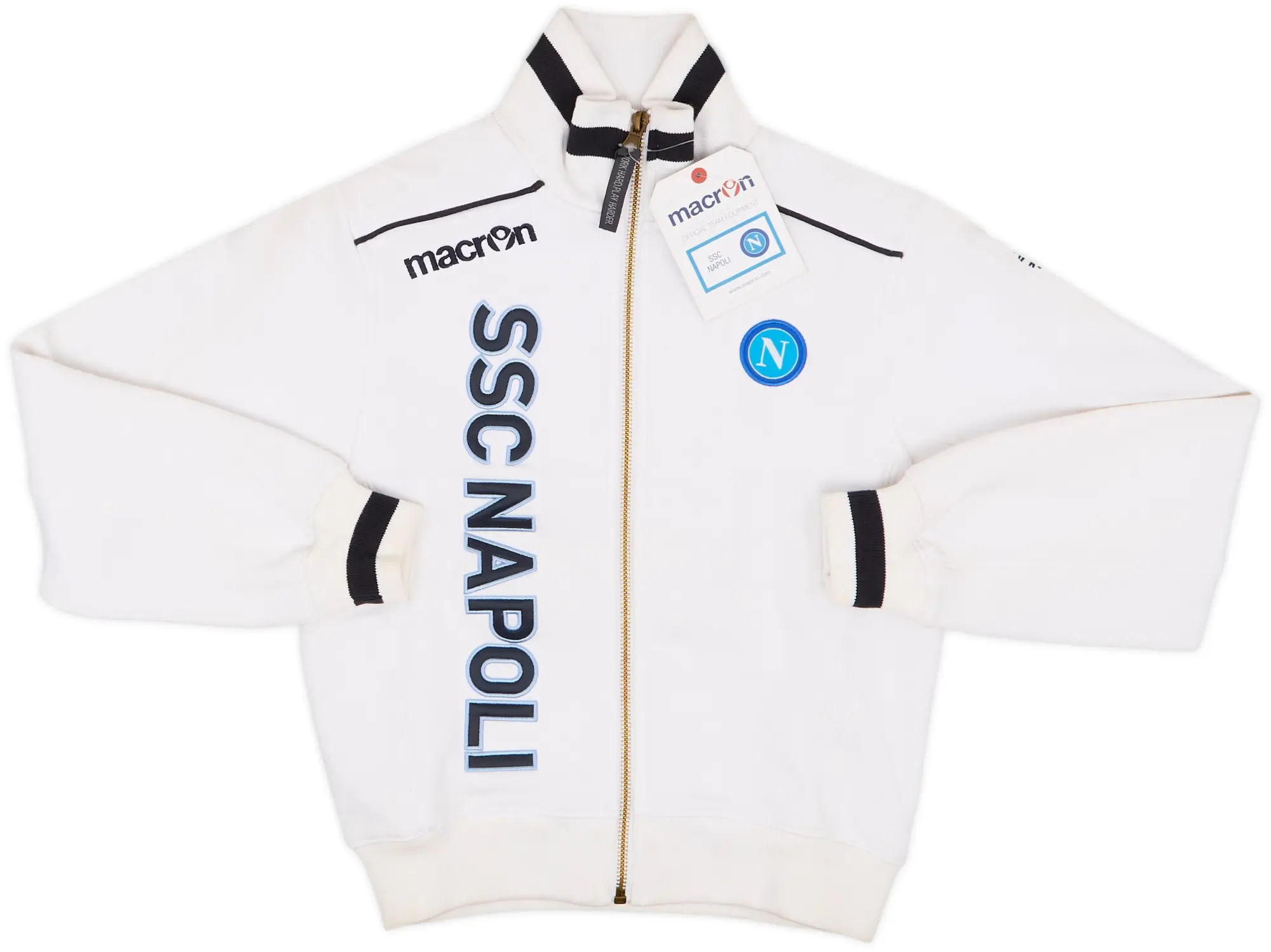 2009-10 Napoli Macron Track Jacket (S.Boys)