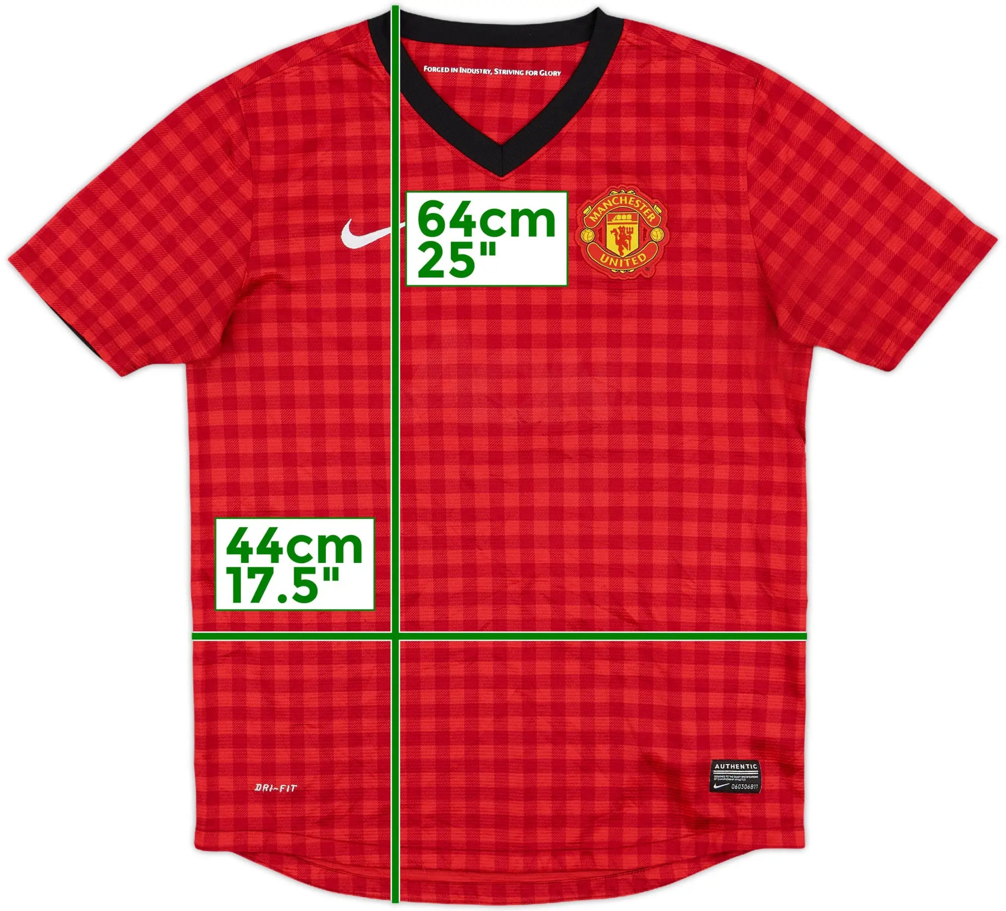 Nike Manchester United Boys SS Home Shirt 2012/13