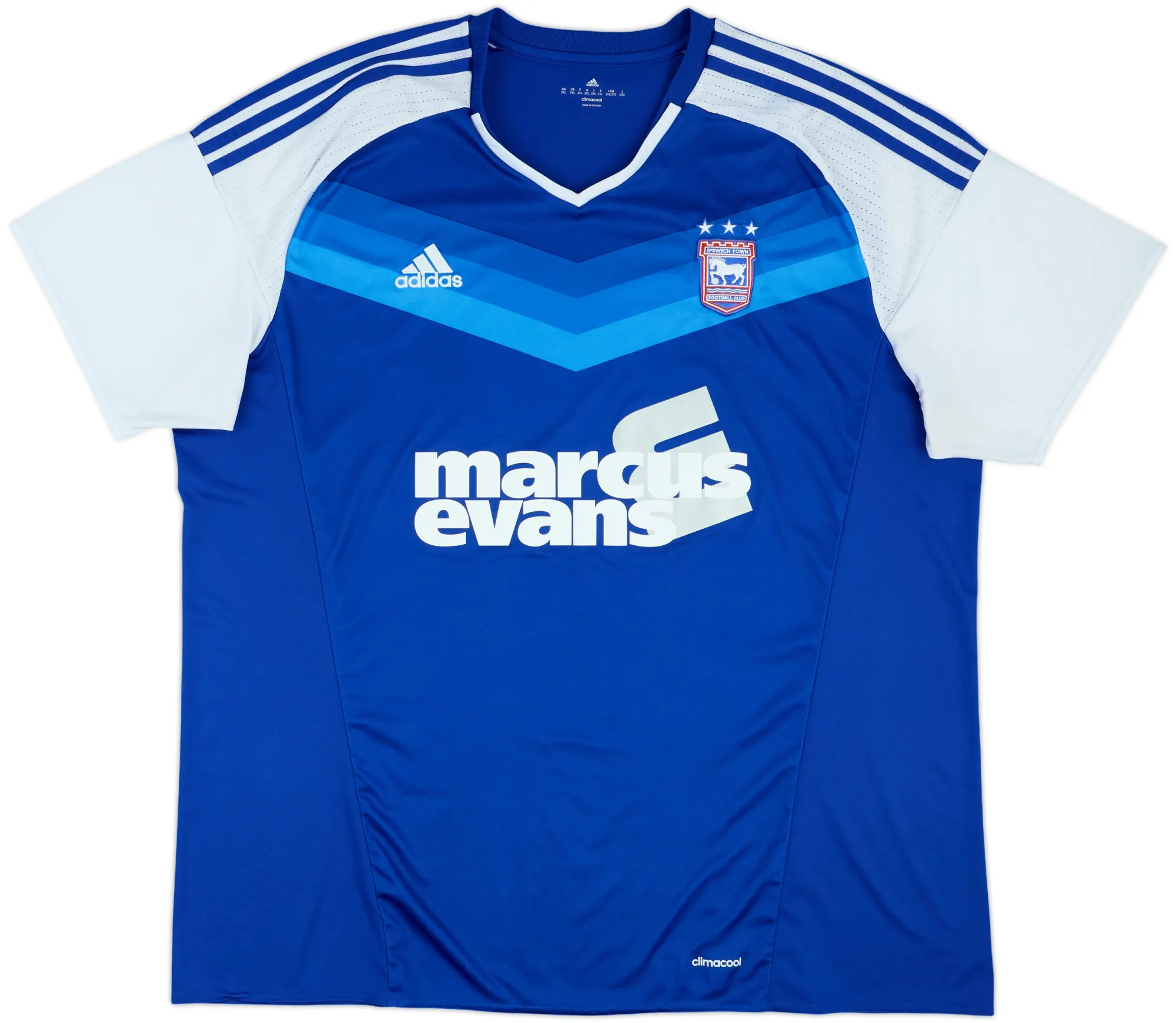adidas Ipswich Town Mens SS Home Shirt 2016/17