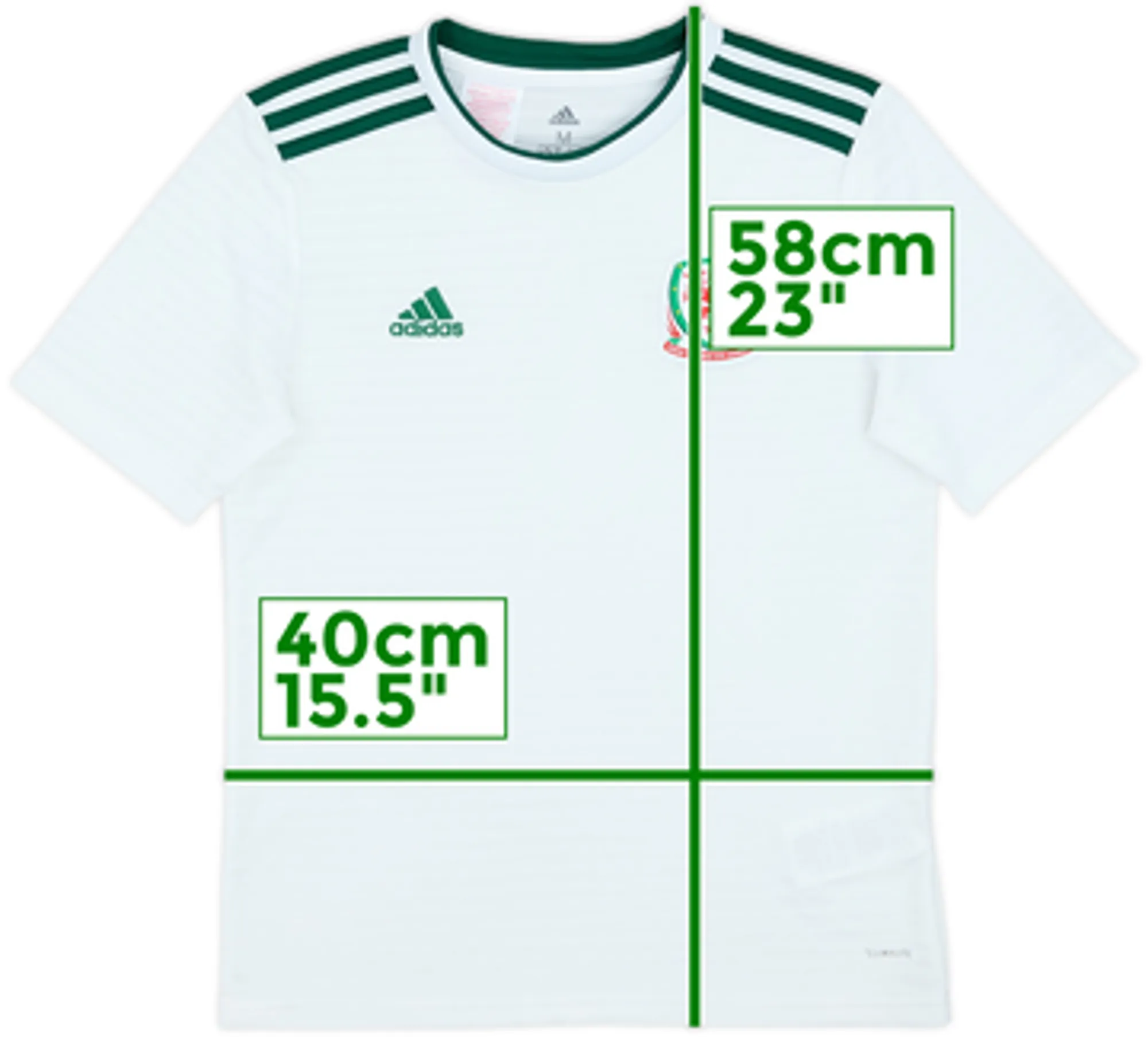 adidas Wales Boys SS Away Shirt 2018