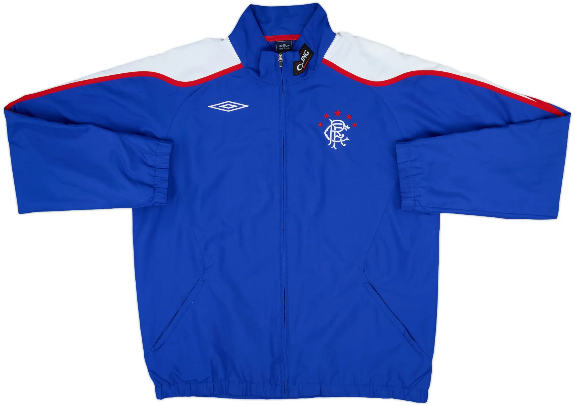 2007-08 Rangers Umbro Track Jacket - 8/10 - (L)