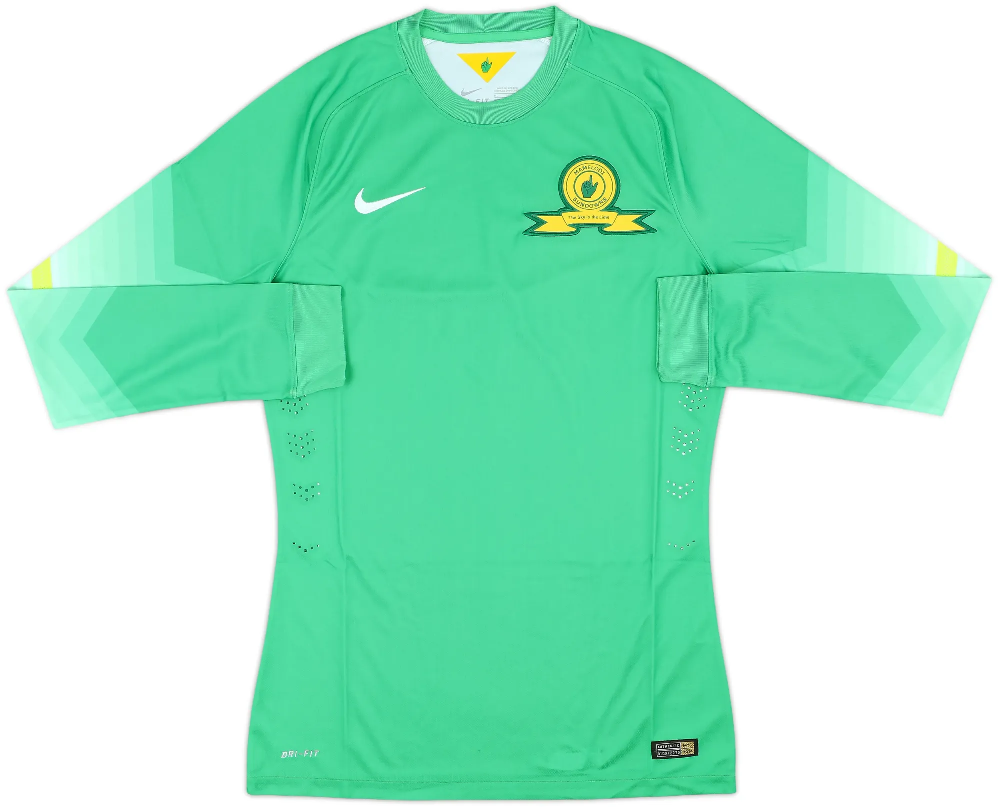 Nike Mamelodi Sundowns Mens LS Goalkeeper Player Issue Home Shirt 2015/16