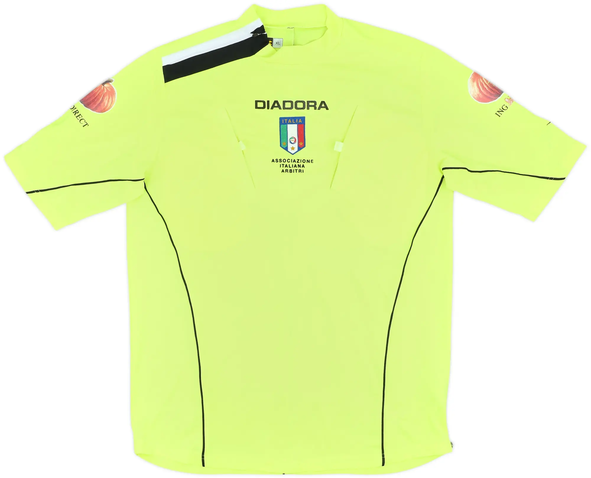 Diadora Italy Mens SS Home Shirt 2000