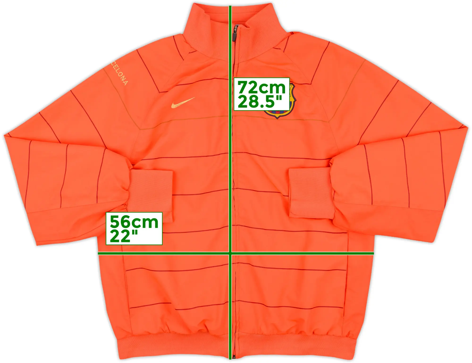 2008-09 Barcelona Nike Track Jacket - 9/10 - (S)