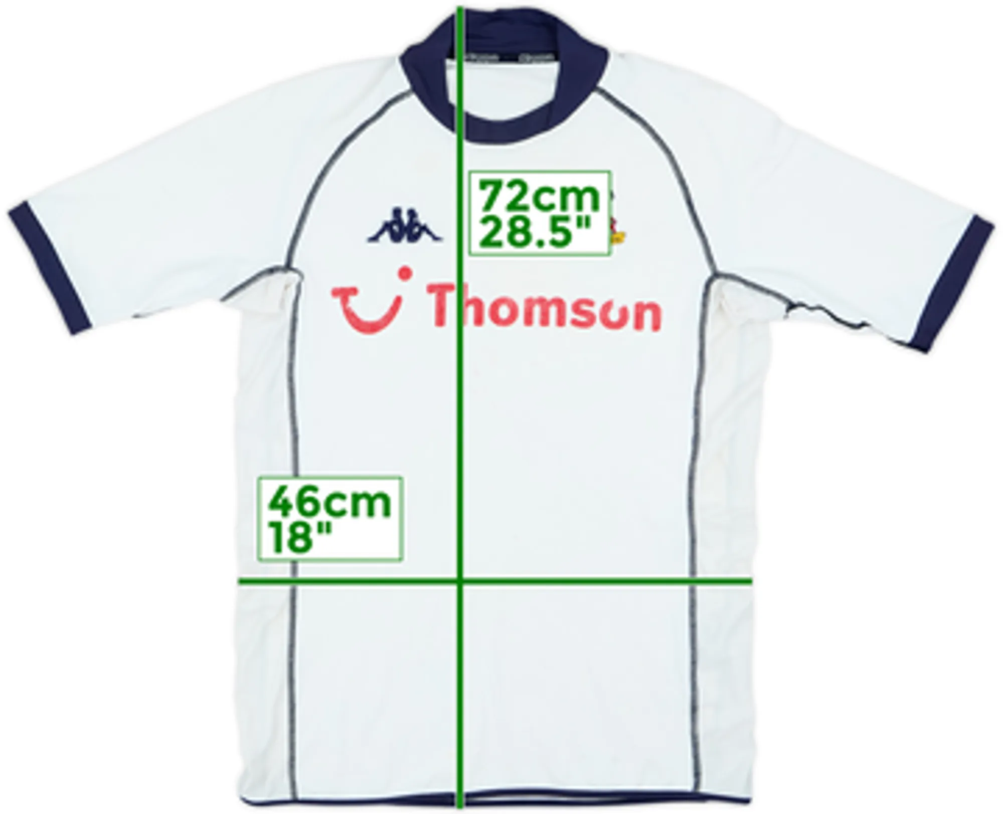 Kappa Tottenham Hotspur Mens SS Home Shirt 2002/04