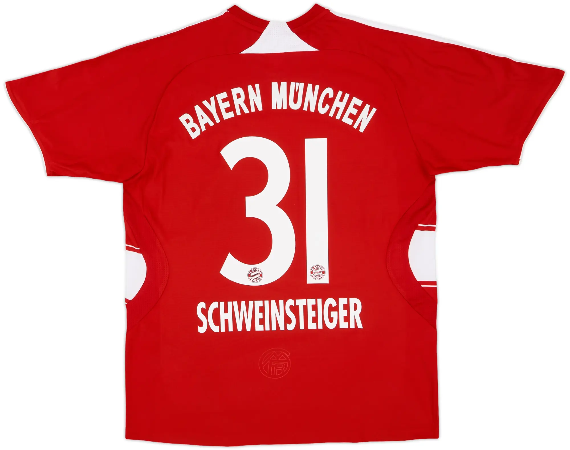adidas Bayern Munich Boys SS Home Shirt 2007/08