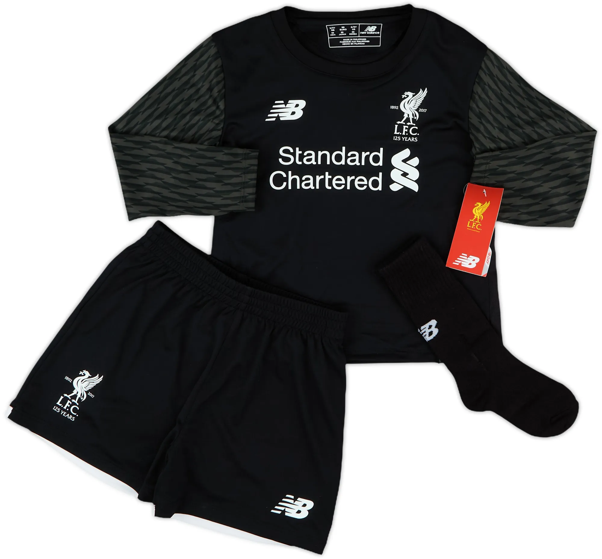 NewBalance Liverpool Mens LS Goalkeeper Home Mini Kit 2017/18