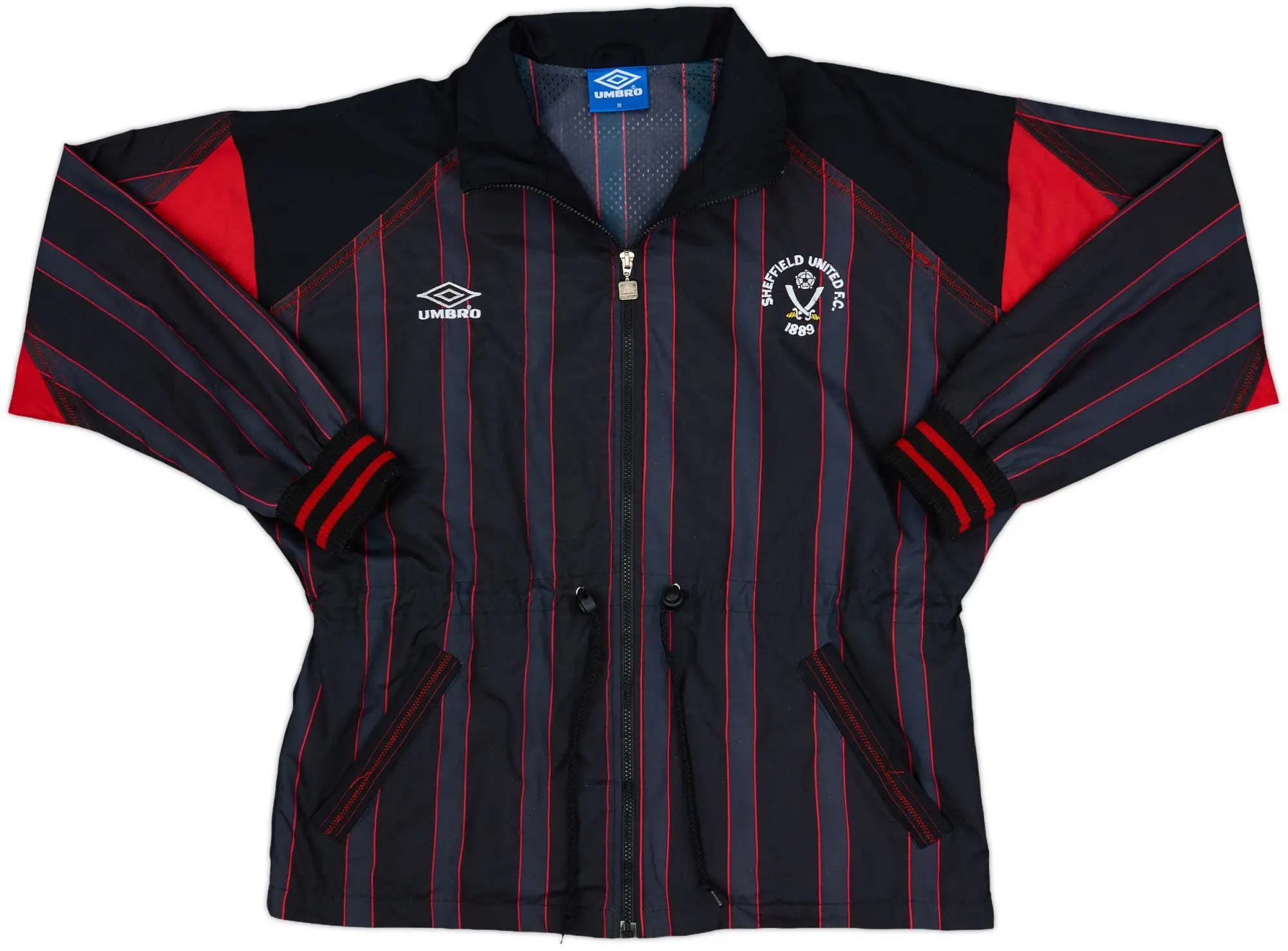 1991-92 Sheffield United Umbro Track Jacket - 8/10 - (M)