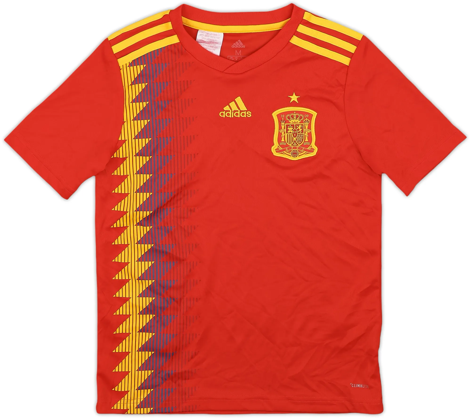 adidas Spain Boys SS Home Shirt 2018
