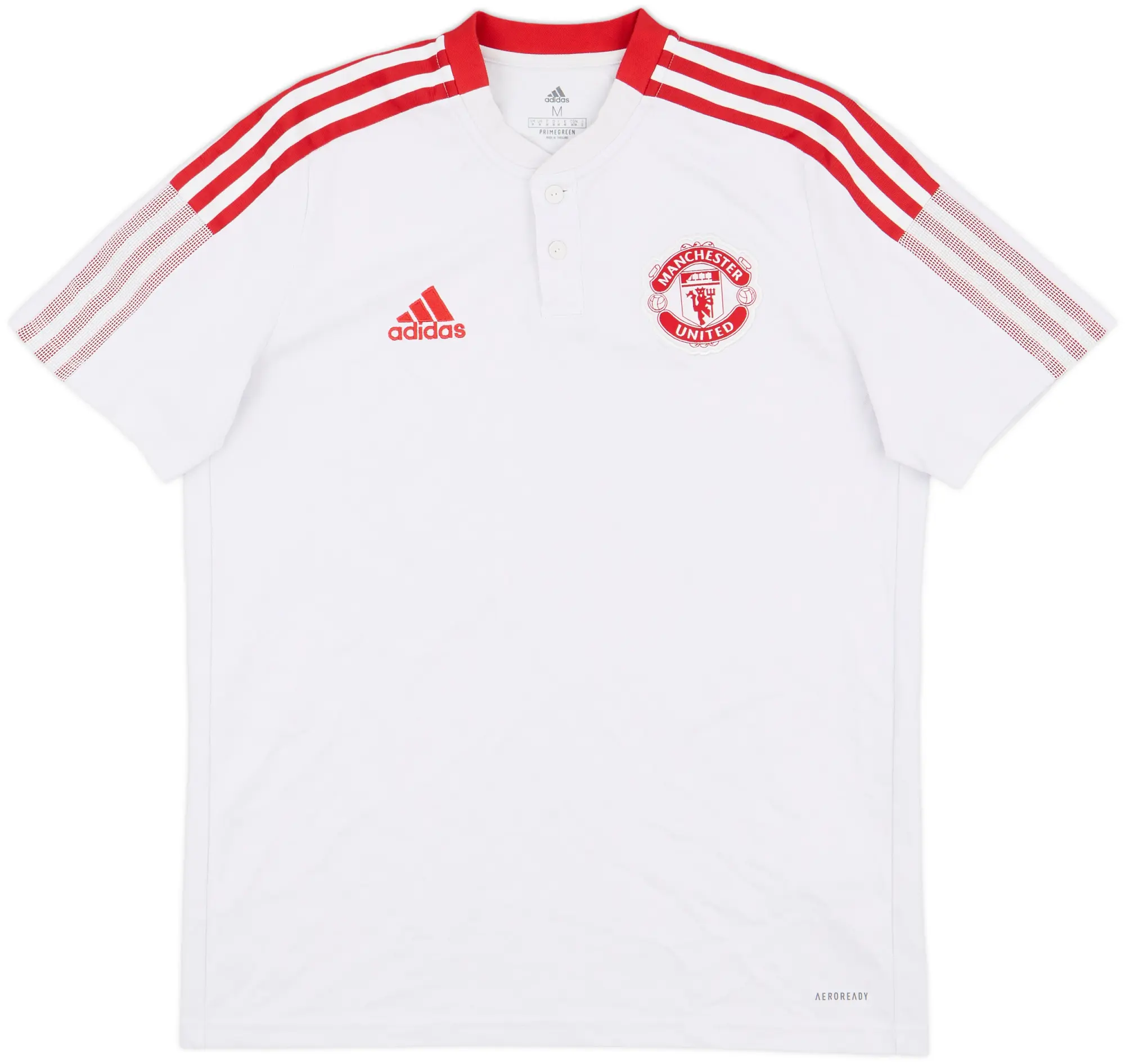 2021-22 Manchester United adidas Polo Shirt - 7/10 - (M)