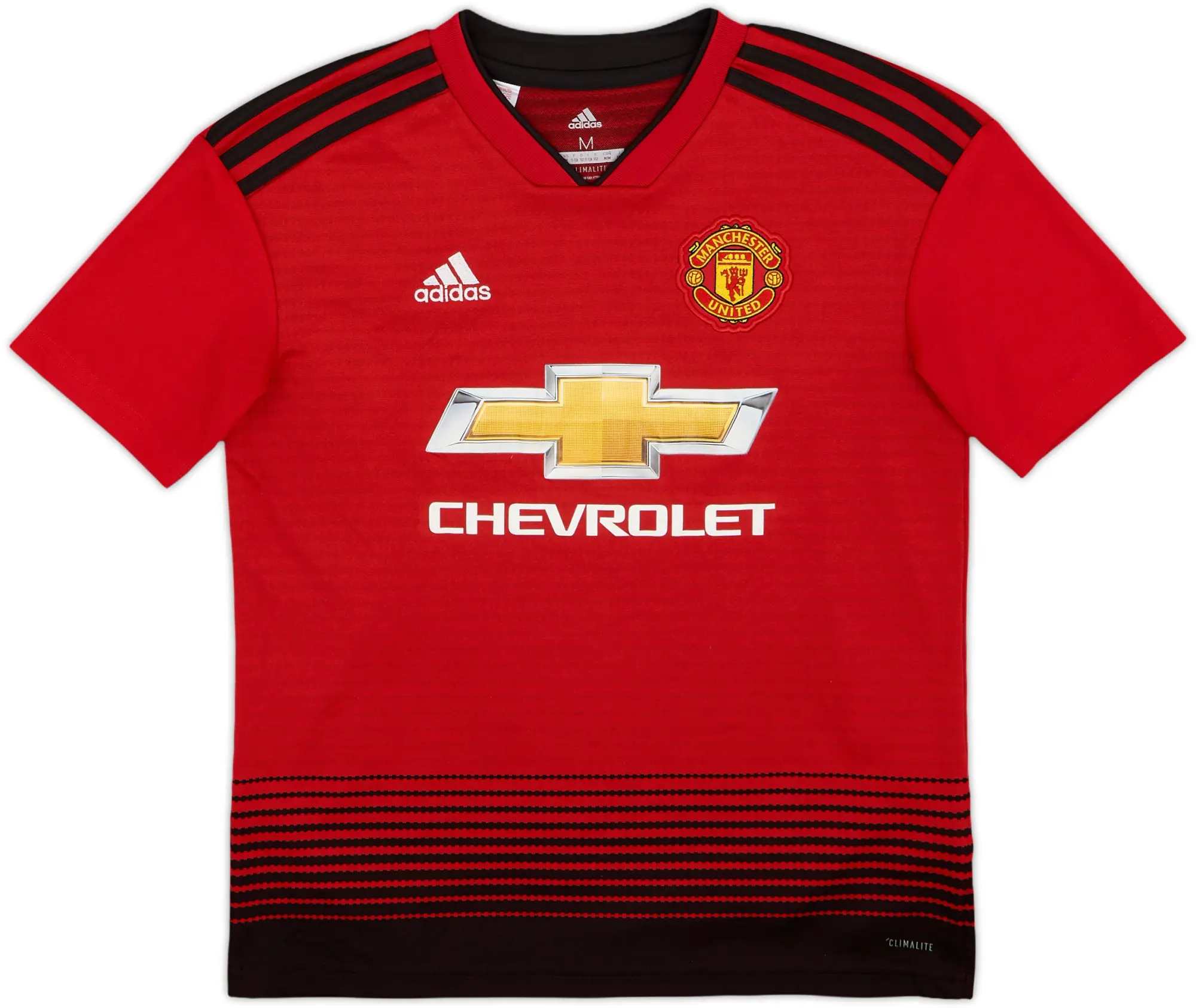 adidas Manchester United Boys SS Home Shirt 2018/19