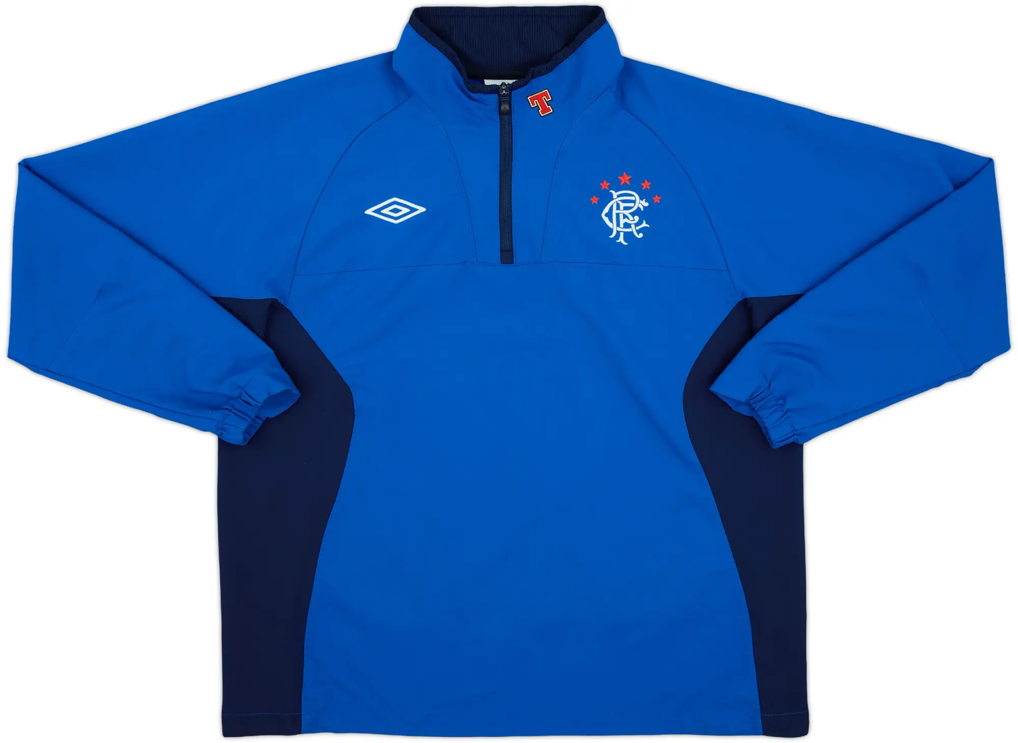 2010-11 Rangers Umbro 1/4 Zip Drill Top - 8/10 - (XL)