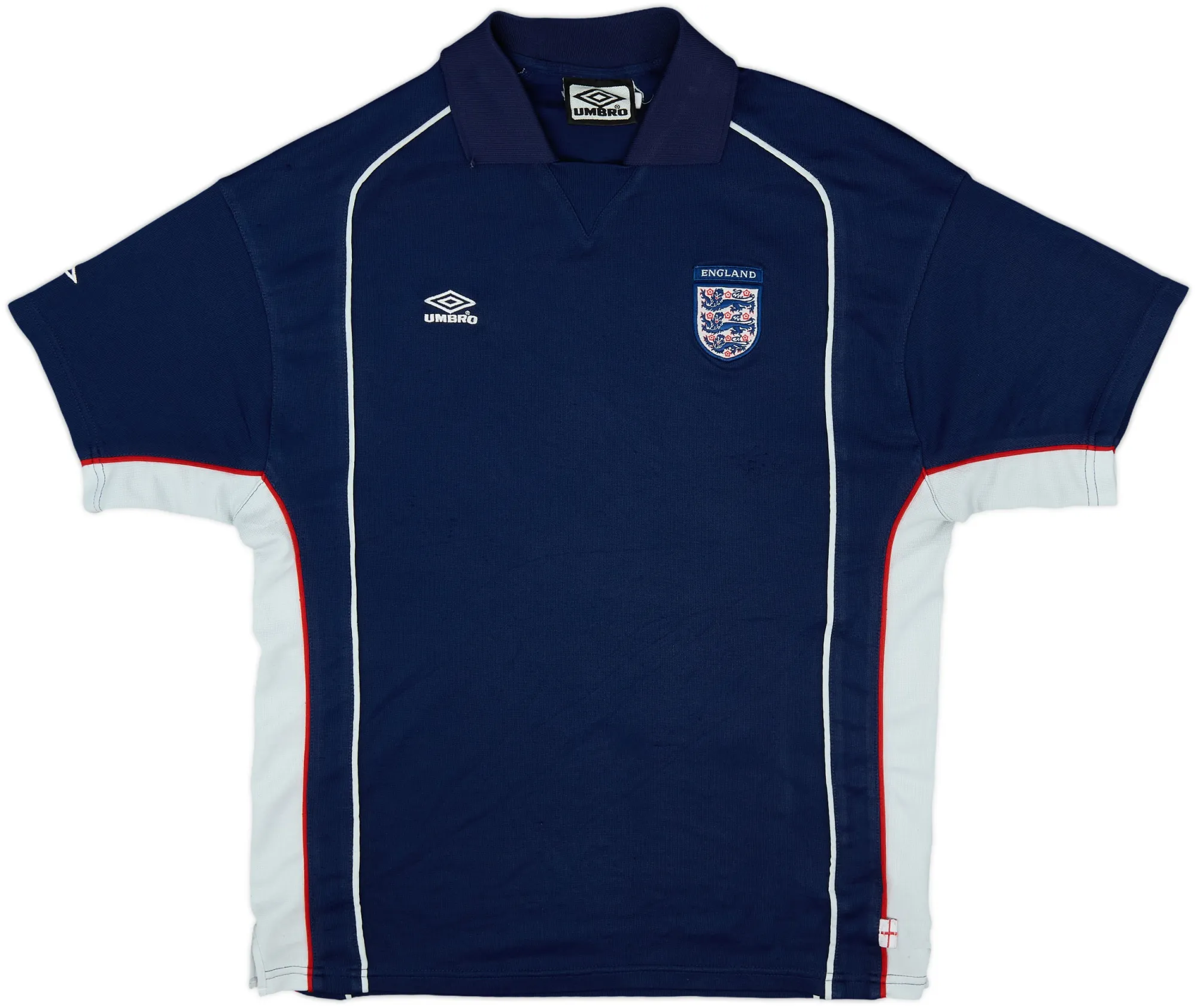 Umbro England Mens SS Home Shirt 2002