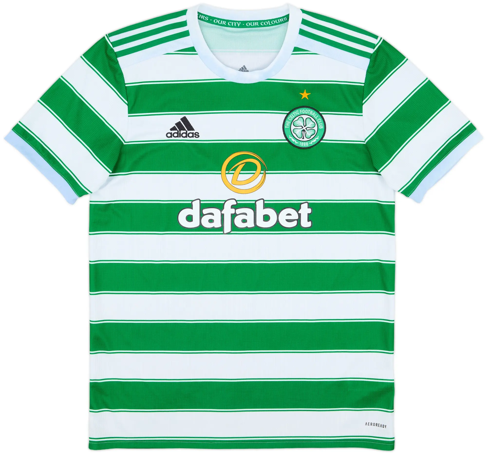 adidas Celtic Mens SS Home Shirt 2021/22