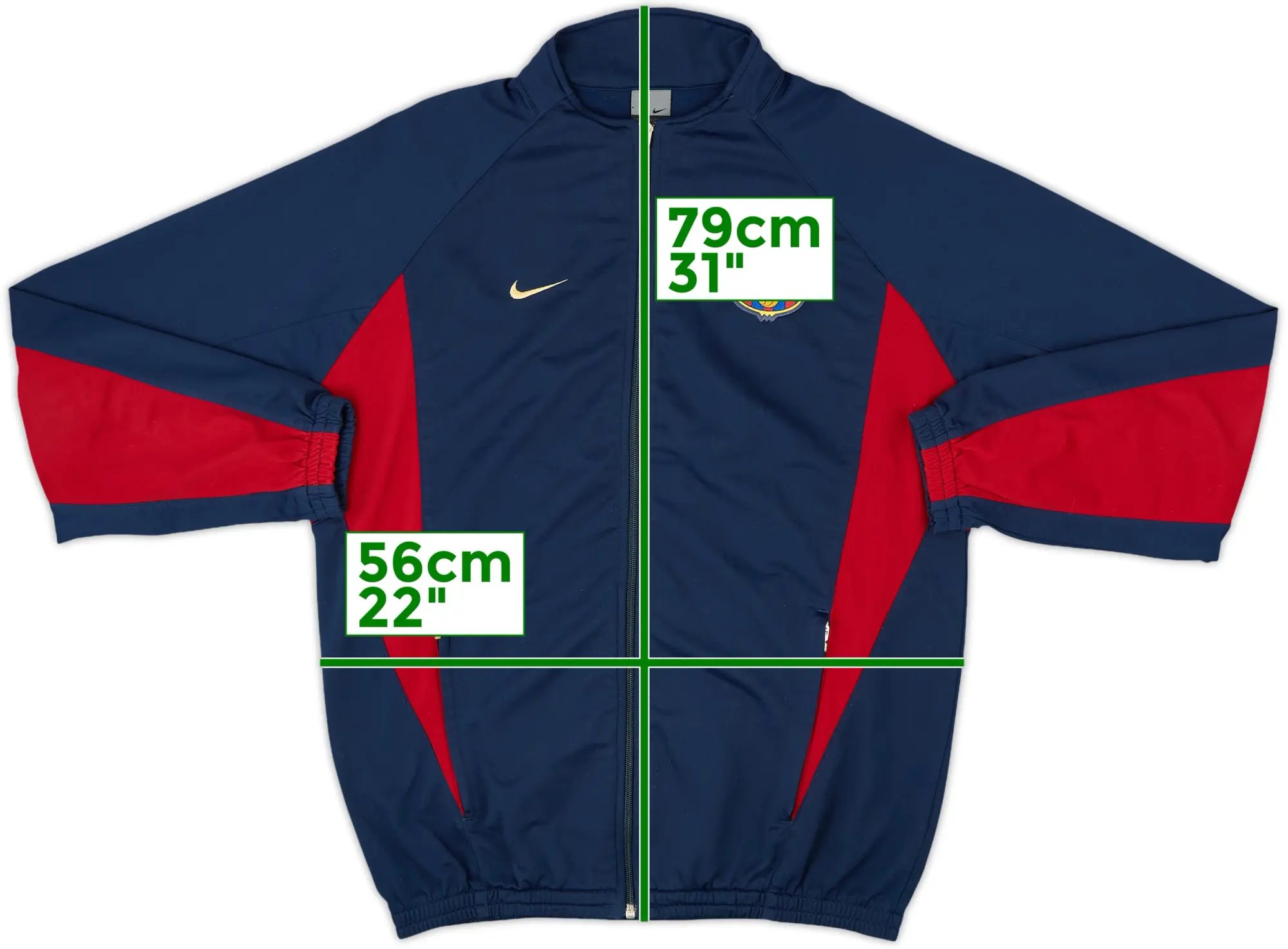 2002-03 Barcelona Nike Track Jacket - 9/10 - (L)