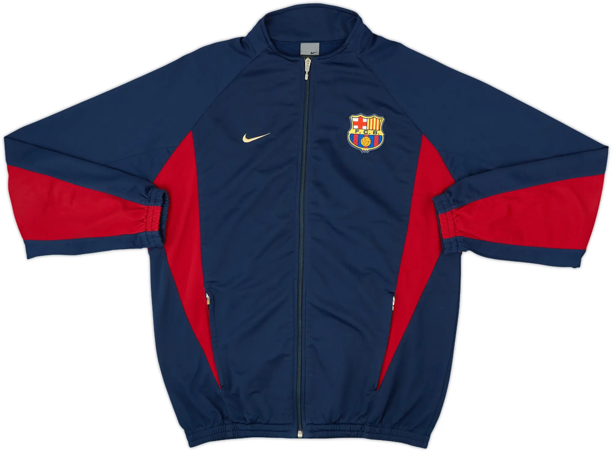 2002-03 Barcelona Nike Track Jacket - 9/10 - (L)
